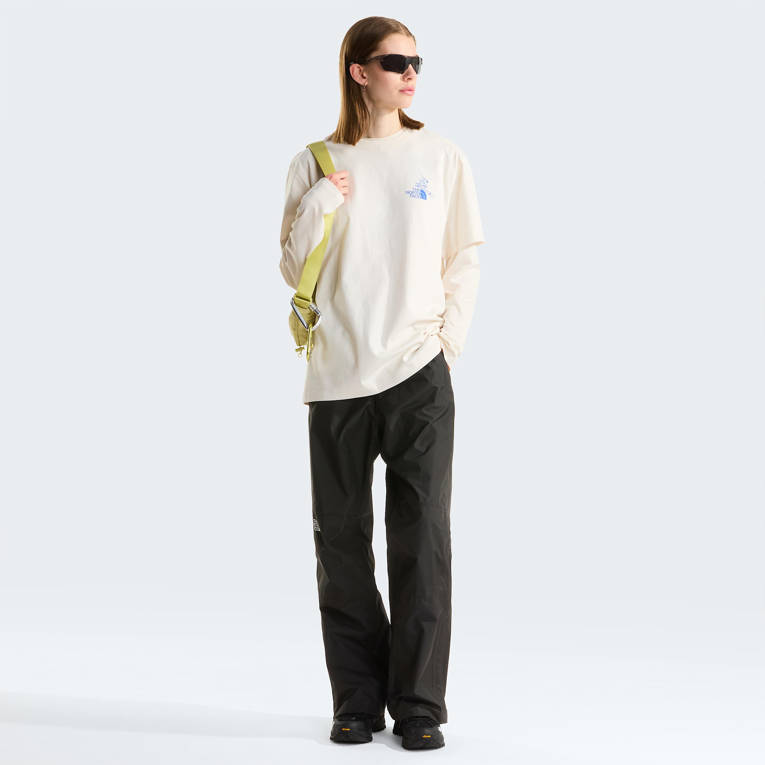 Unisex Mountain Celebration Regular Graphic TShirt TNF White Dune ALT11