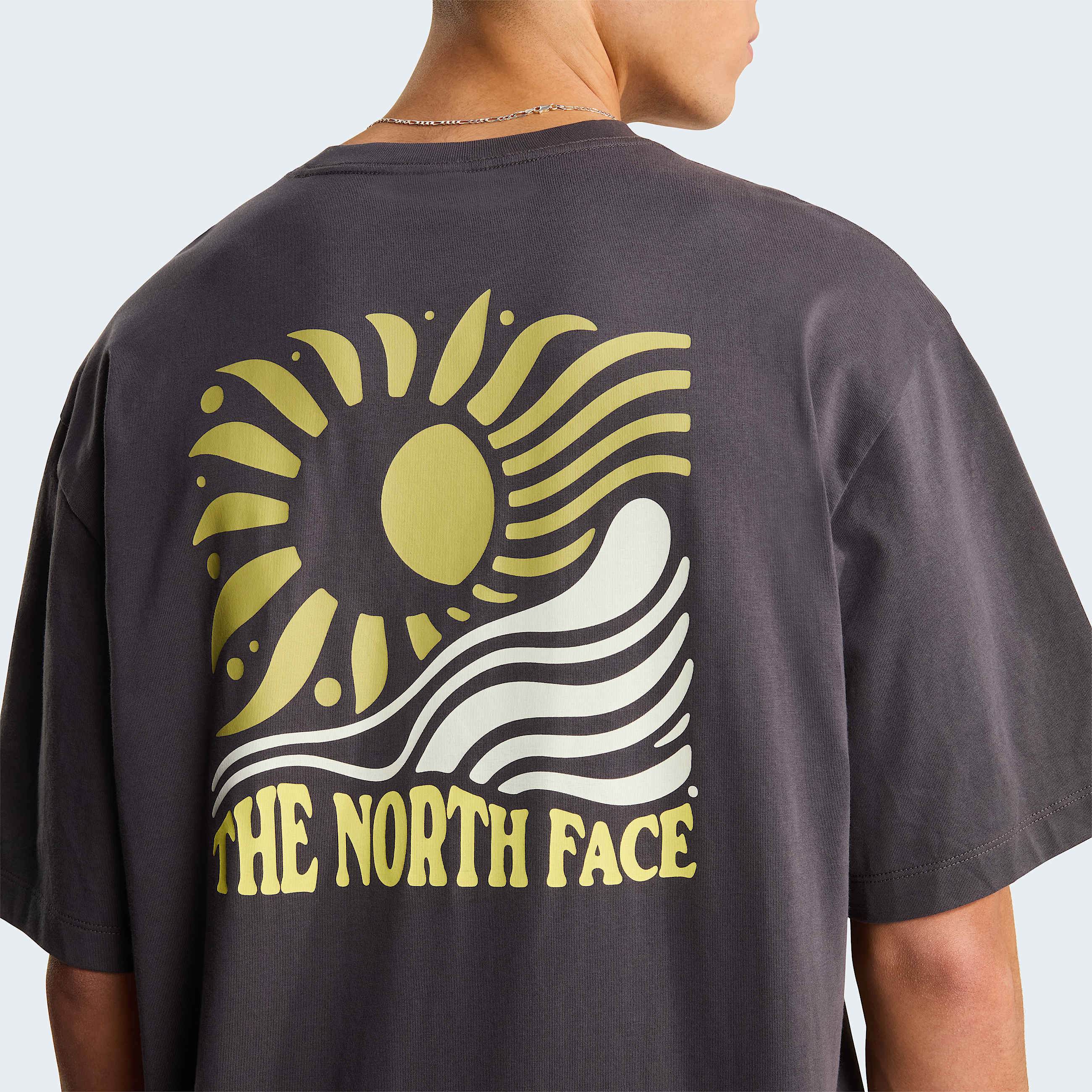 Unisex Sun Oversized Graphic TShirt TNF Anthracite Grey ALT7