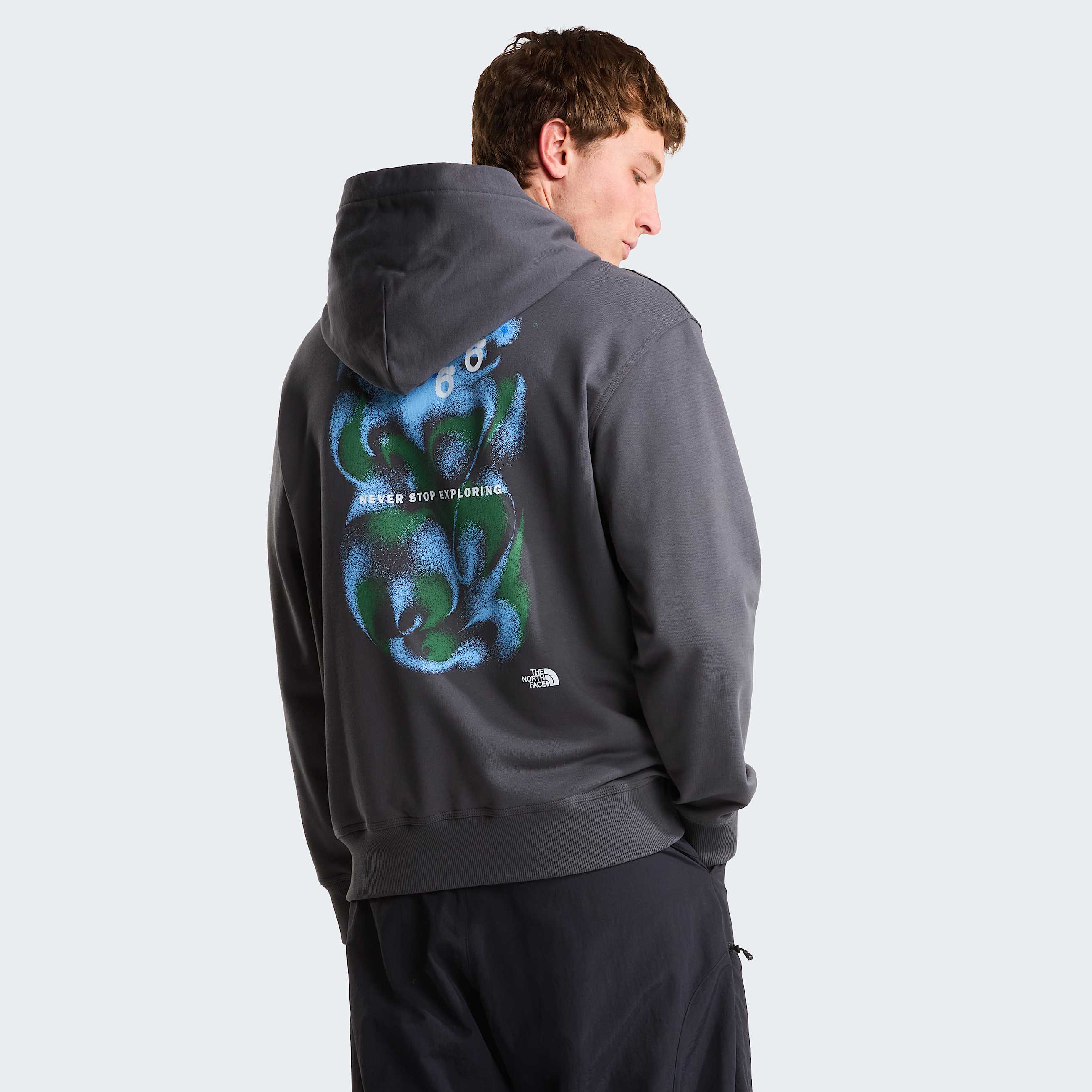 Unisex 1966 Motion Relaxed Graphic Hoodie TNF Anthracite Grey ALT2