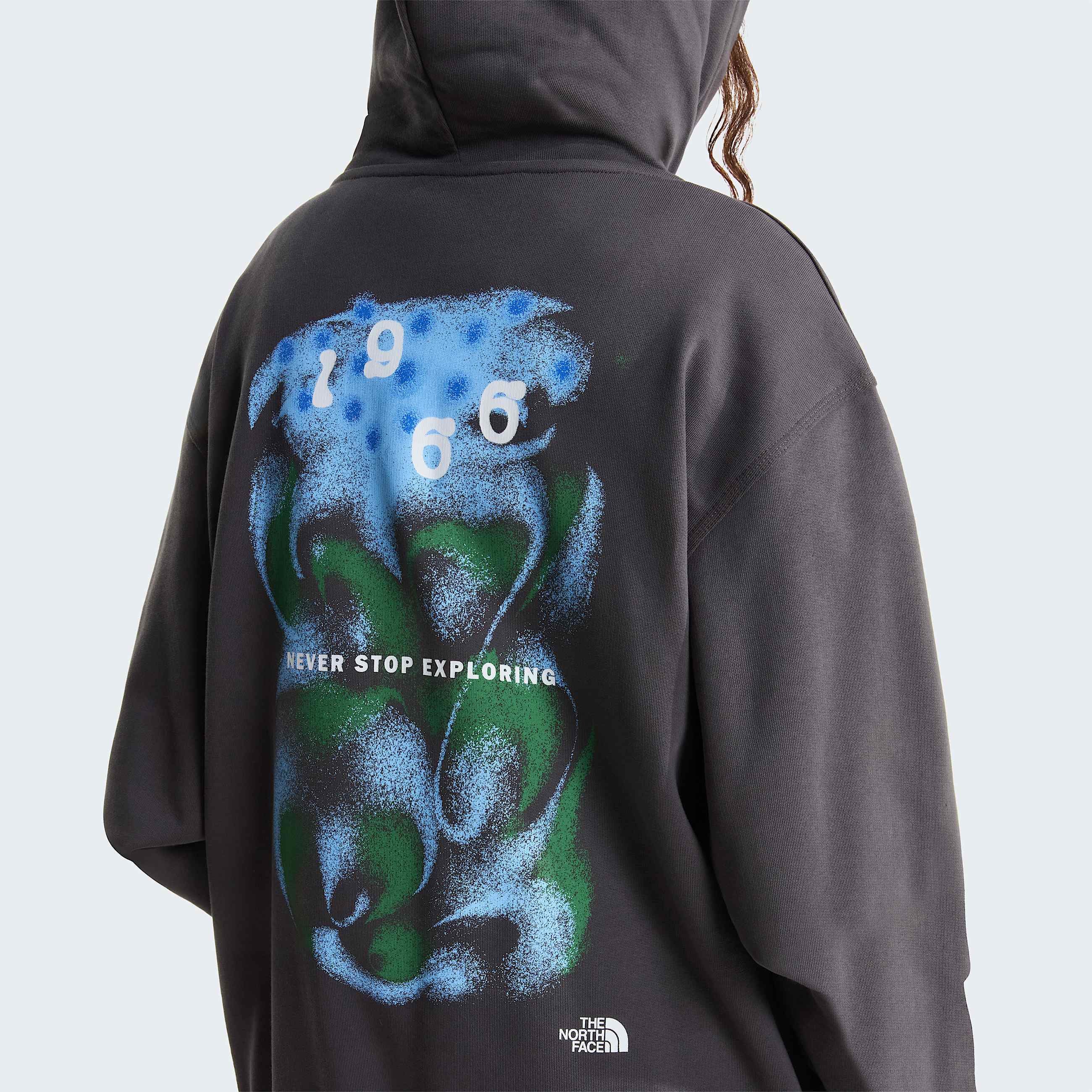 Unisex 1966 Motion Relaxed Graphic Hoodie TNF Anthracite Grey ALT13