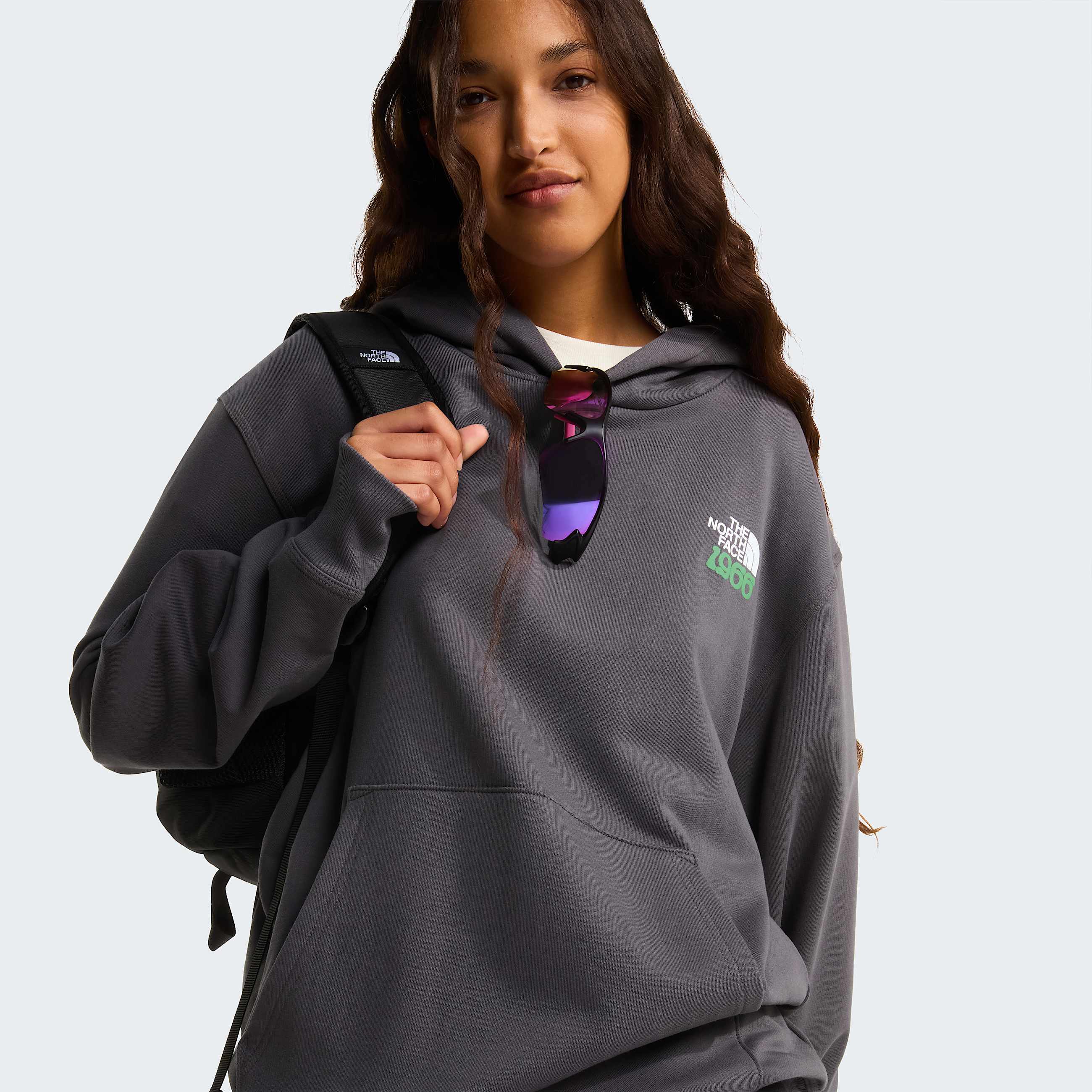 Unisex 1966 Motion Relaxed Graphic Hoodie TNF Anthracite Grey ALT15