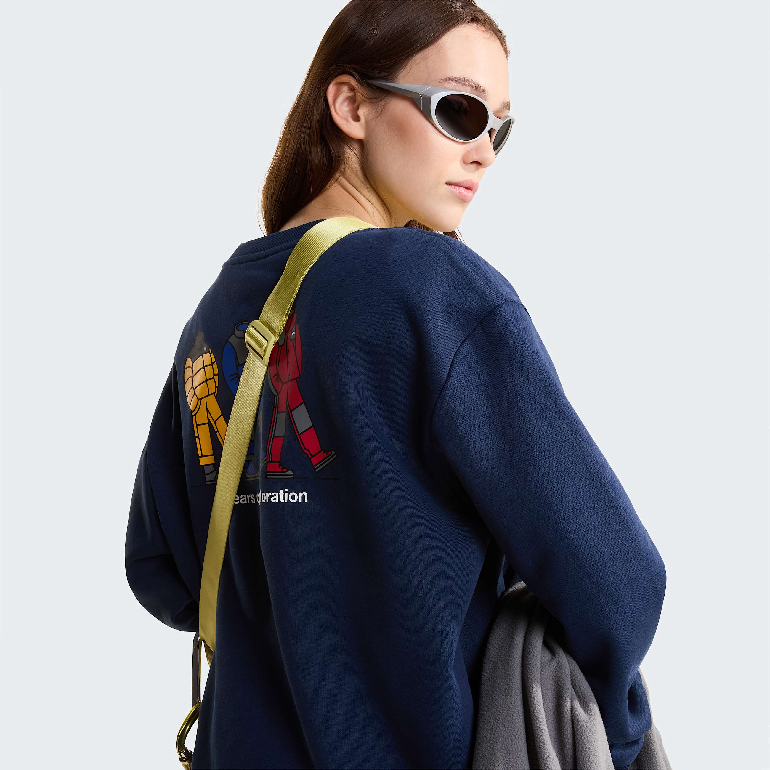 Sudadera holgada con estampado grfico TNF Celebration unisex TNF ALT15