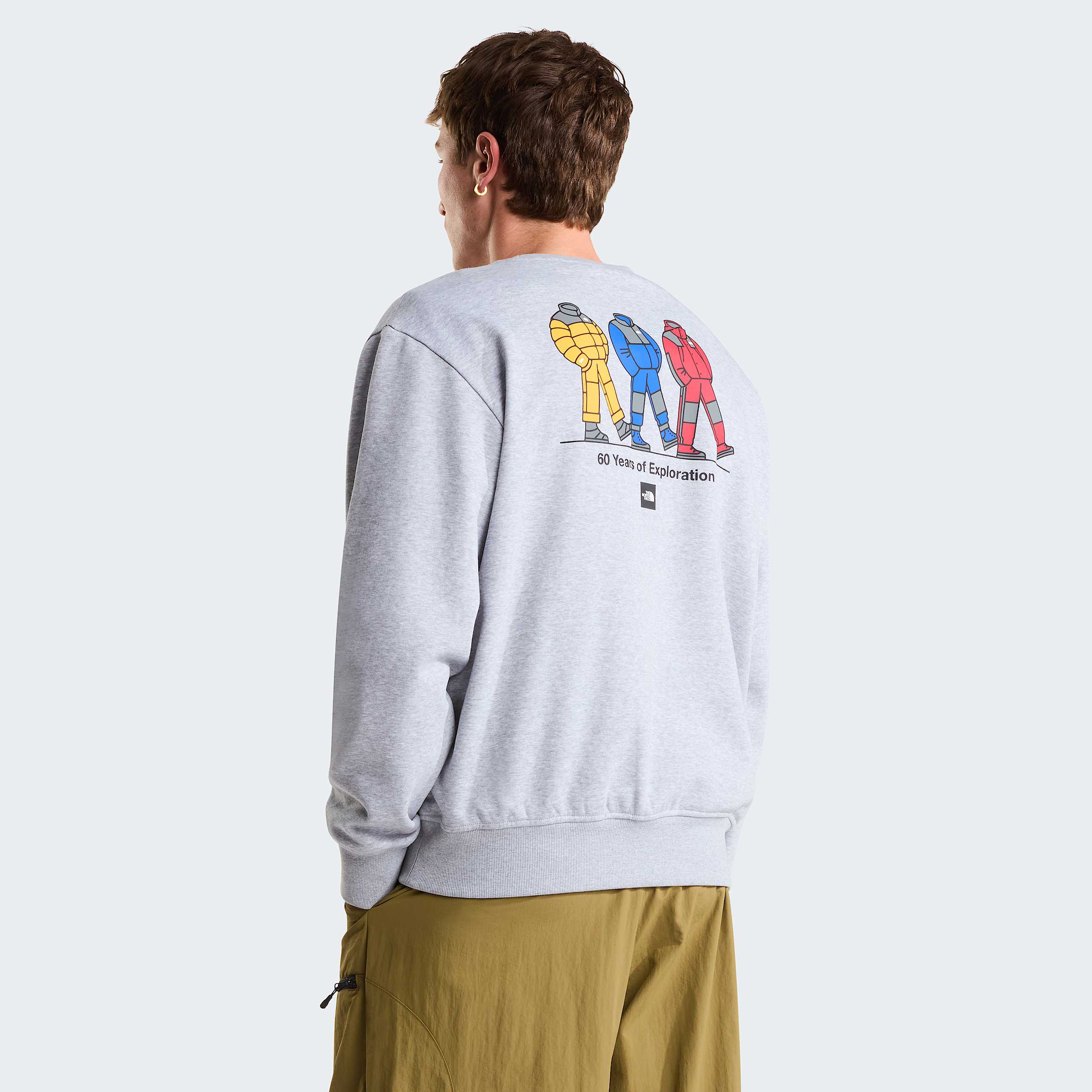 Uniseks TNF Celebration Relaxed Graphic sweatshirt TNF TNF Light Grey Heather ALT2