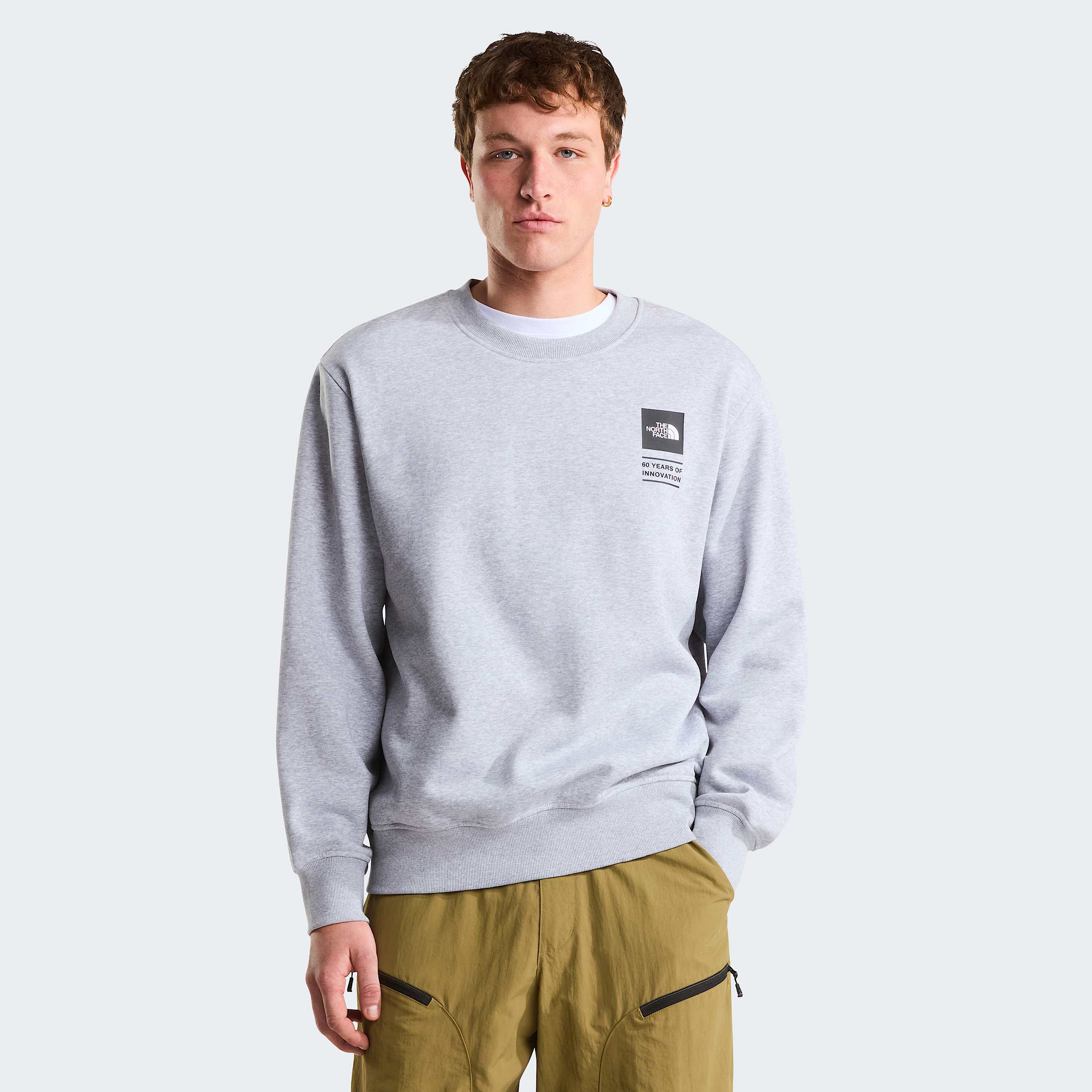 Uniseks TNF Celebration Relaxed Graphic sweatshirt TNF TNF Light Grey Heather ALT3