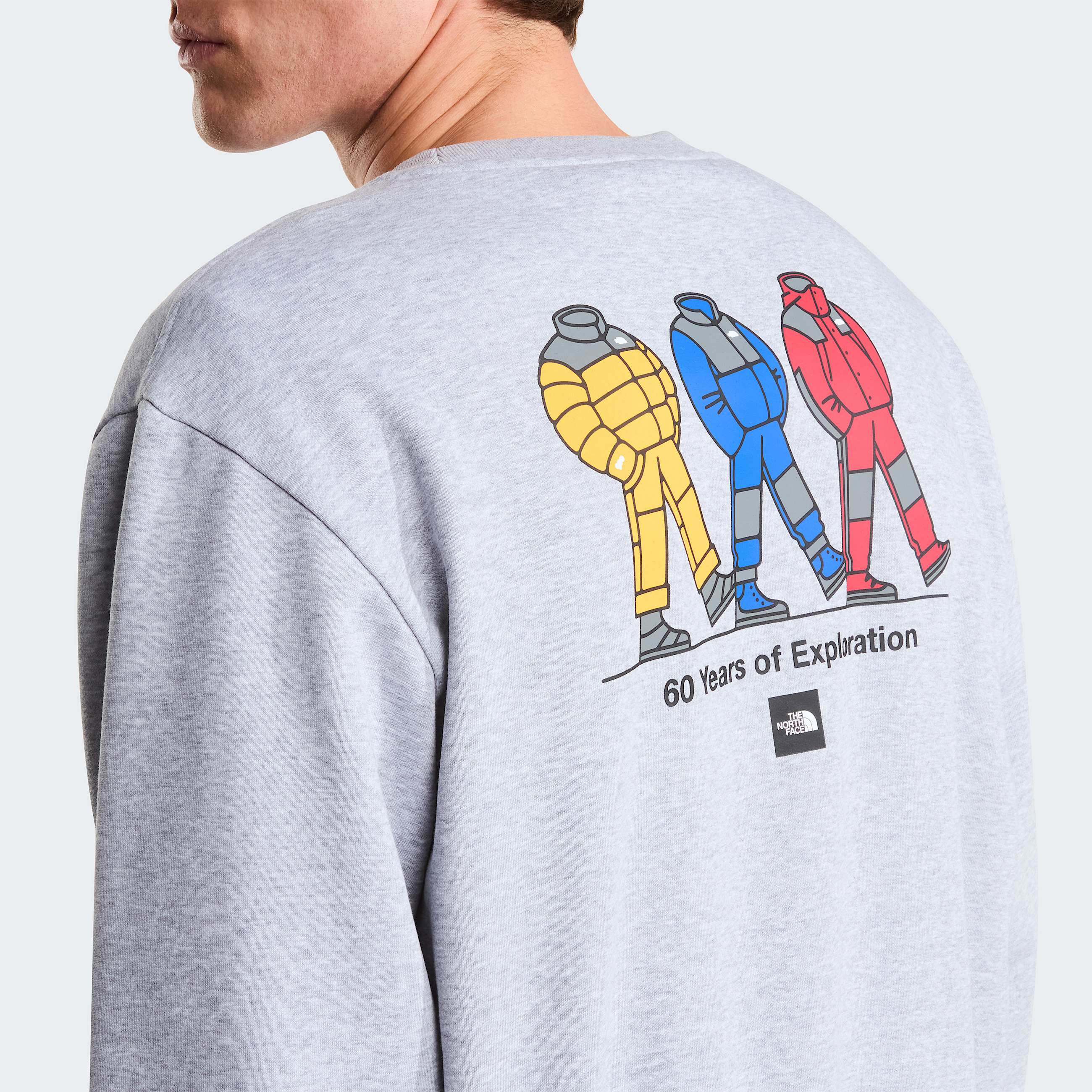 Uniseks TNF Celebration Relaxed Graphic sweatshirt TNF TNF Light Grey Heather ALT7