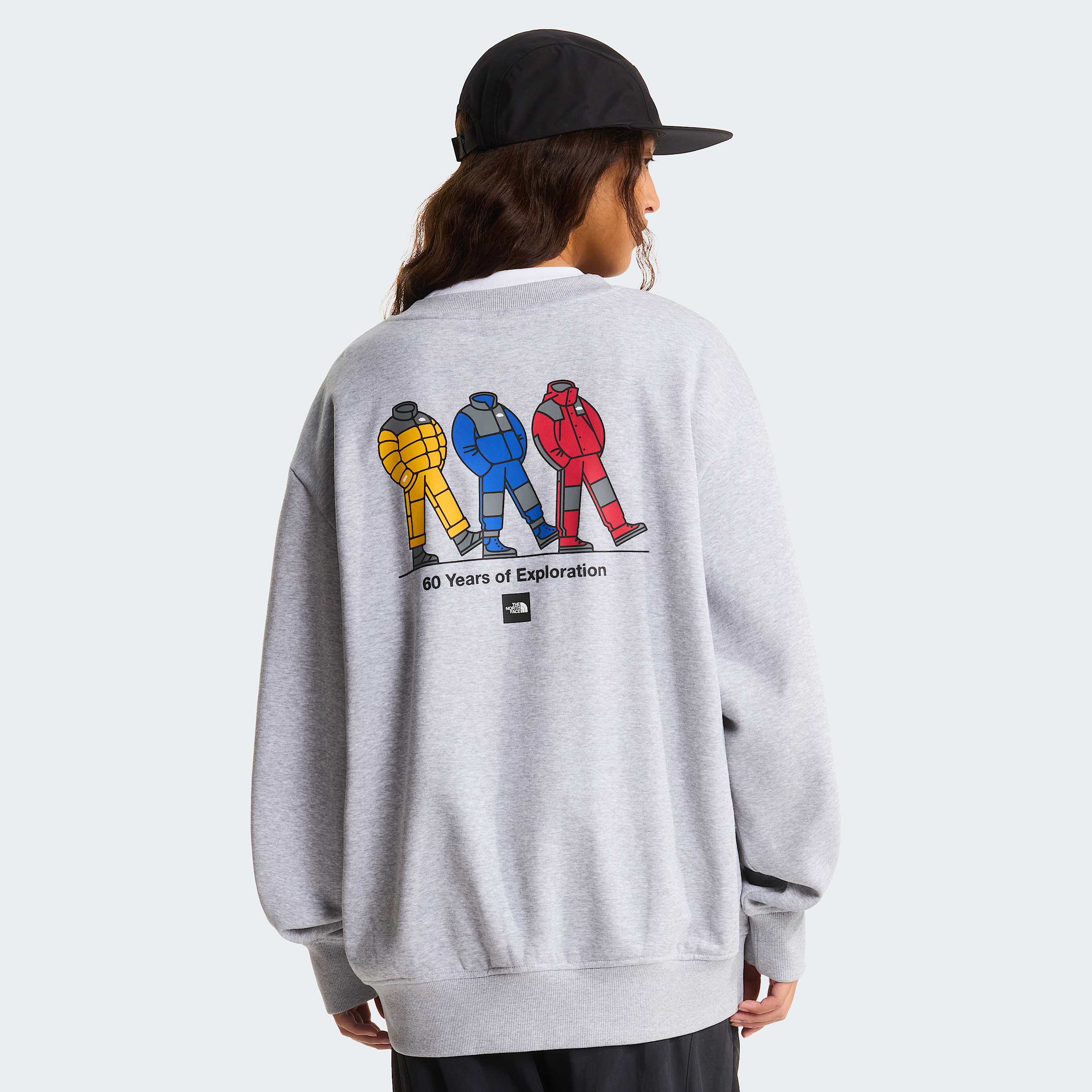 Uniseks TNF Celebration Relaxed Graphic sweatshirt TNF TNF Light Grey Heather ALT9