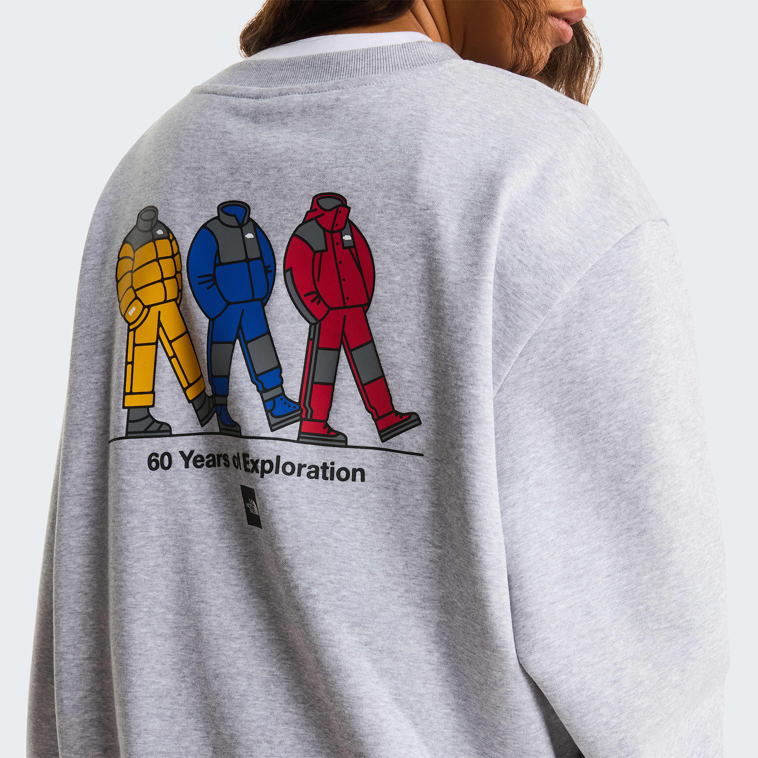 Uniseks TNF Celebration Relaxed Graphic sweatshirt TNF TNF Light Grey Heather ALT14