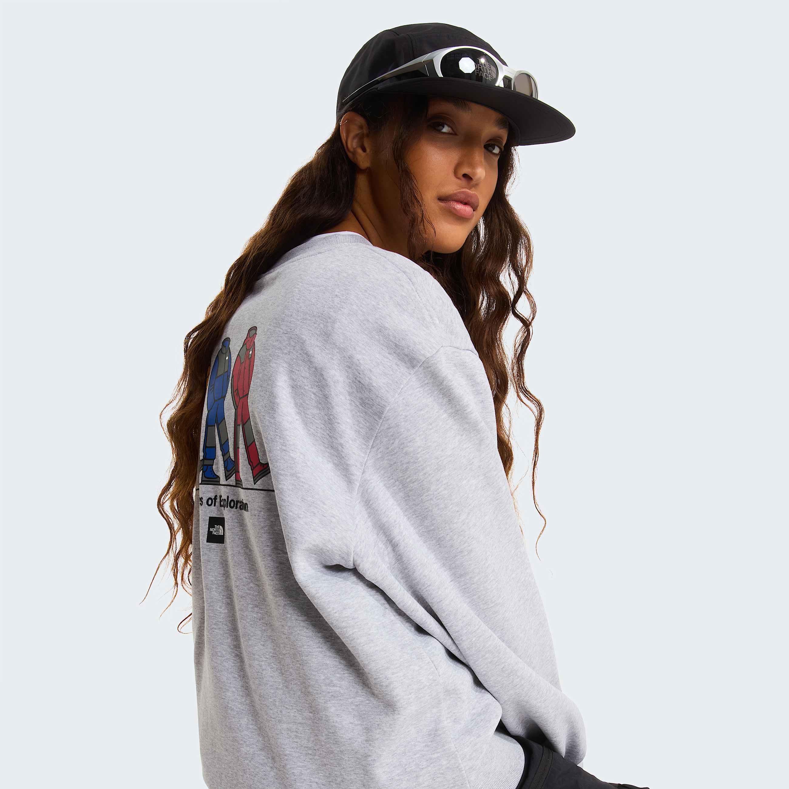 Uniseks TNF Celebration Relaxed Graphic sweatshirt TNF TNF Light Grey Heather ALT15