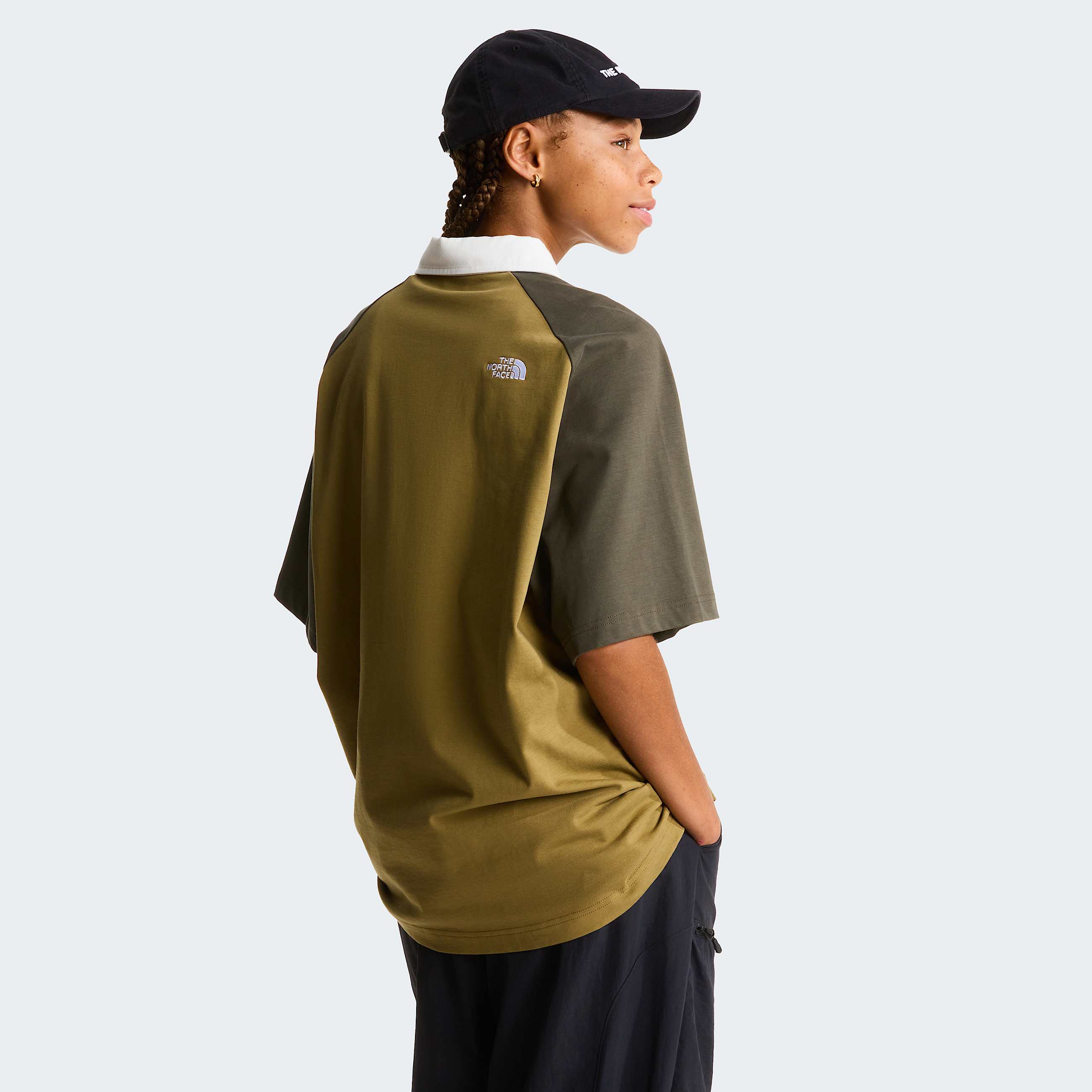 Rugby PoloShirt in Unisex TNF CedarNew Taupe Green ALT11