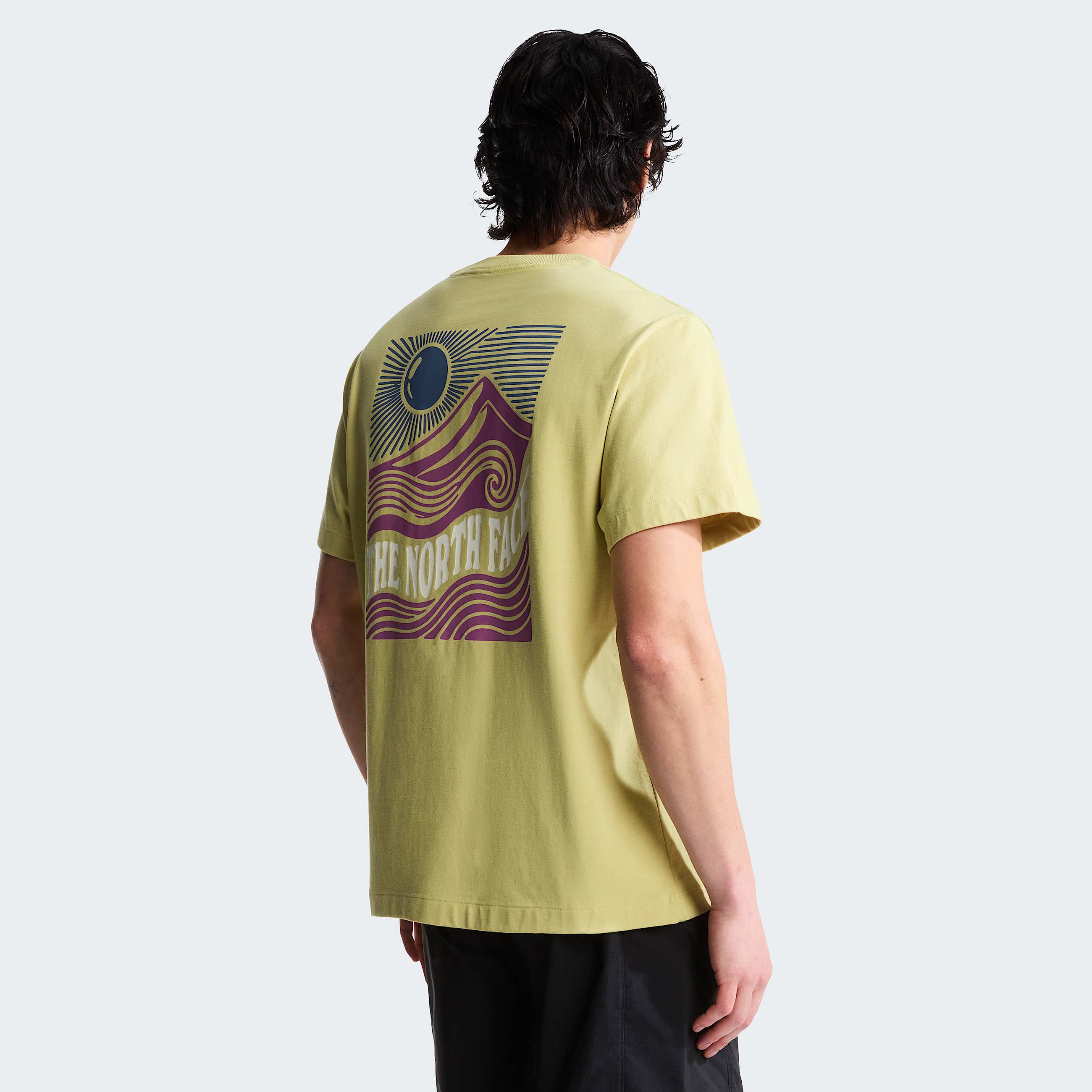 Uniseks Mountain Escape Relaxed Graphic Tshirt TNF ALT2