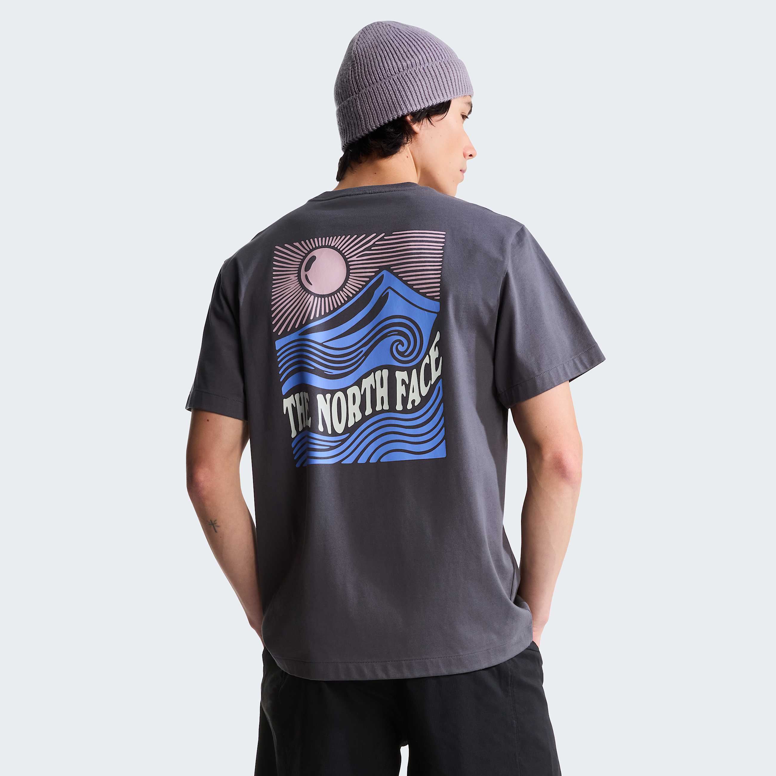Mountain Escape relaxt geschnittenes TShirt mit Grafik Unisex TNF ALT2