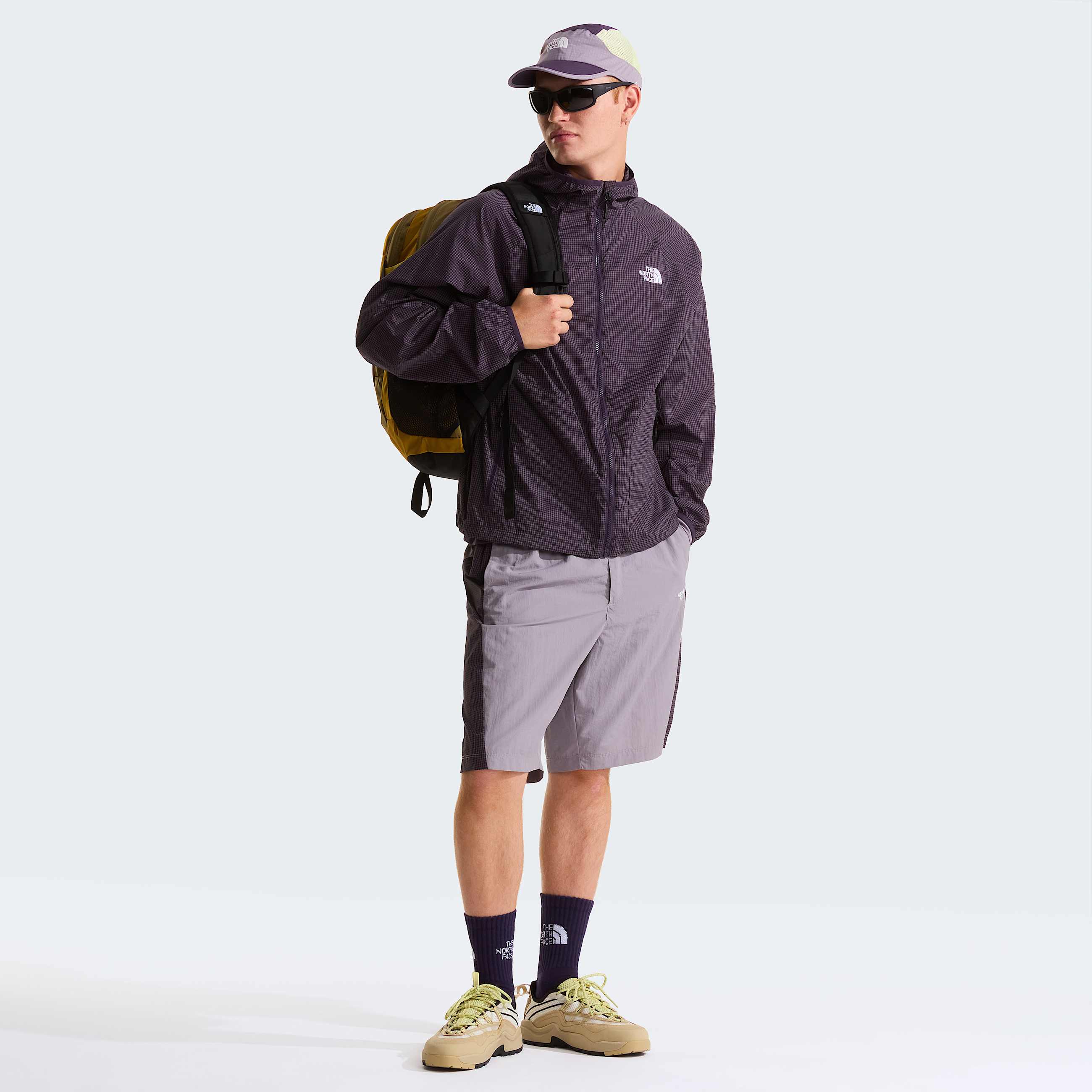 Unisex NSE Belted Shorts TNF Transcendent GreyEndless Dusk ALT3