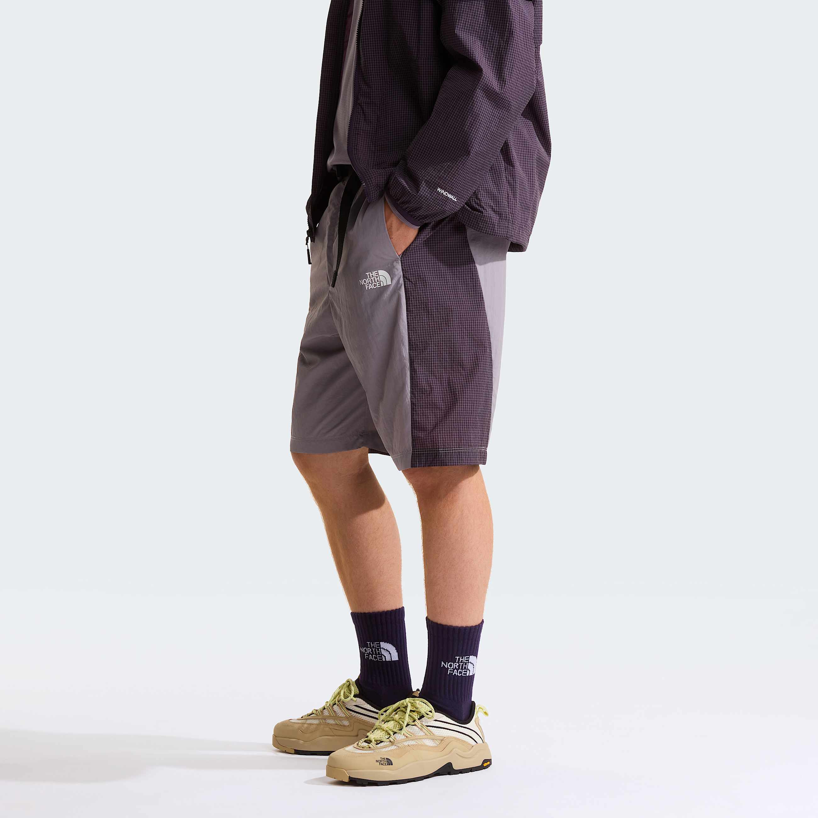 Unisex NSE Belted Shorts TNF Transcendent GreyEndless Dusk ALT4
