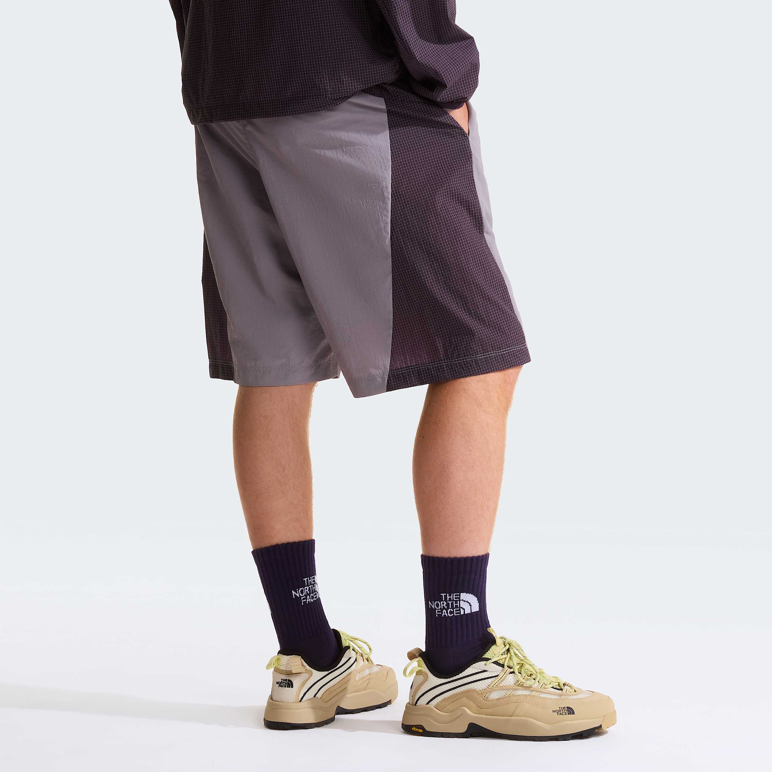 Unisex NSE Belted Shorts TNF Transcendent GreyEndless Dusk ALT5