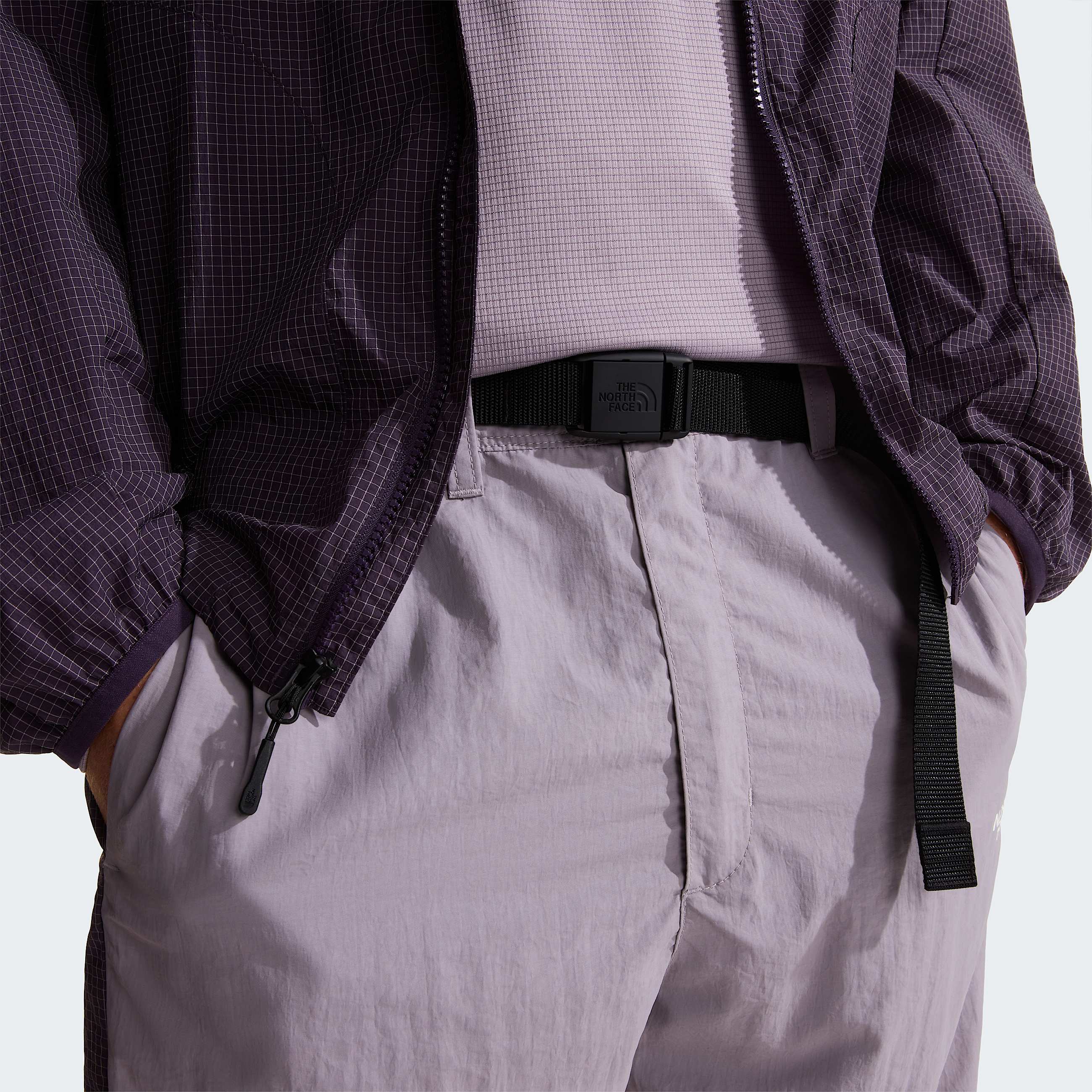 Unisex NSE Belted Shorts TNF Transcendent GreyEndless Dusk ALT6