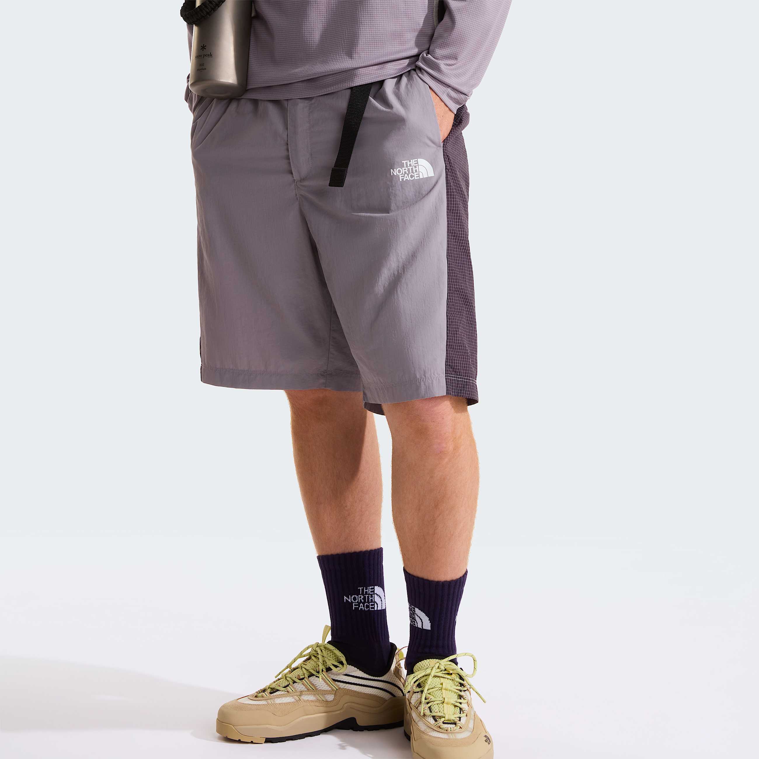 Unisex NSE Belted Shorts TNF Transcendent GreyEndless Dusk ALT9