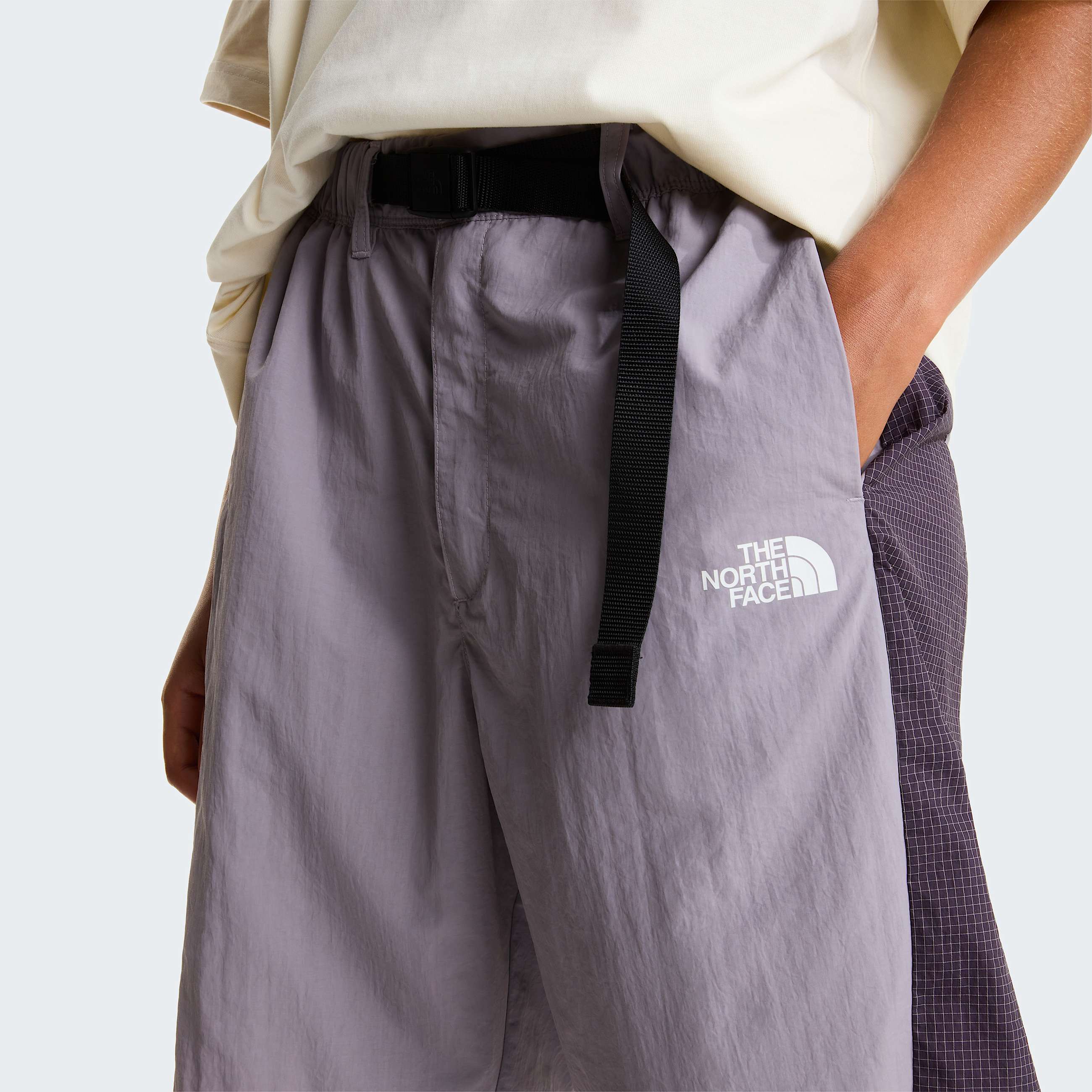 Unisex NSE Belted Shorts TNF Transcendent GreyEndless Dusk ALT15
