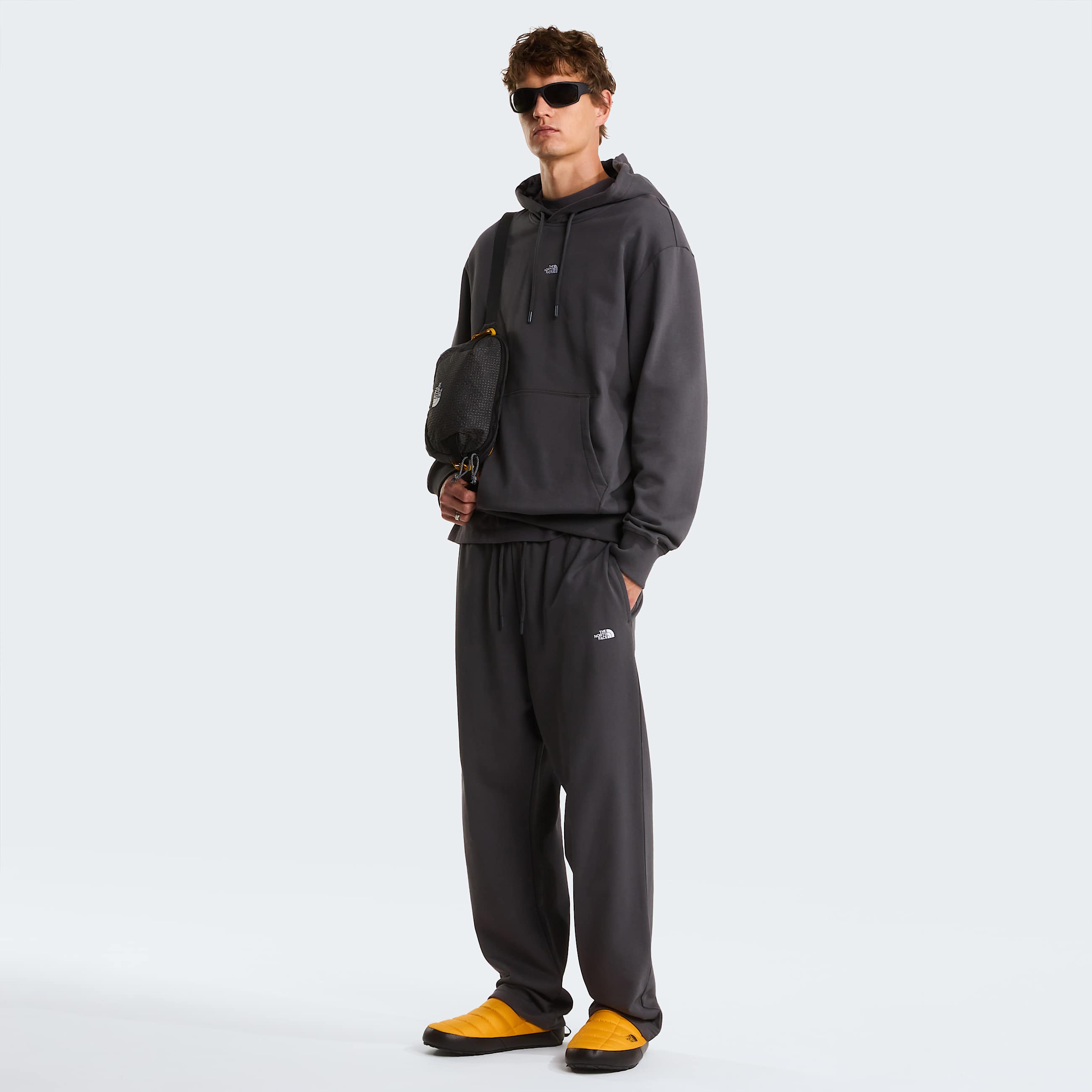 Unisex Essential Light Relaxed Hoodie TNF Anthracite Grey ALT3