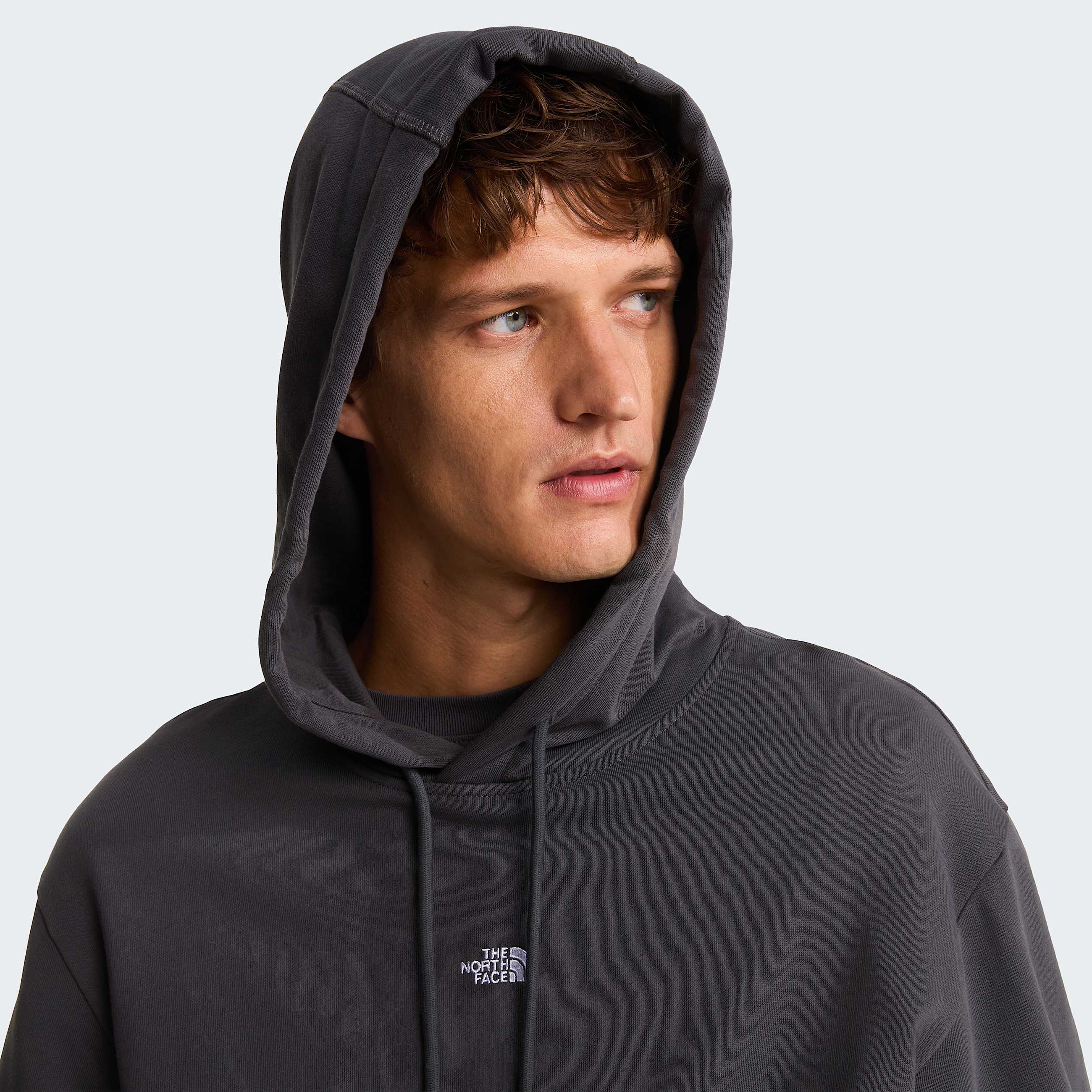 Unisex Essential Light Relaxed Hoodie TNF Anthracite Grey ALT6