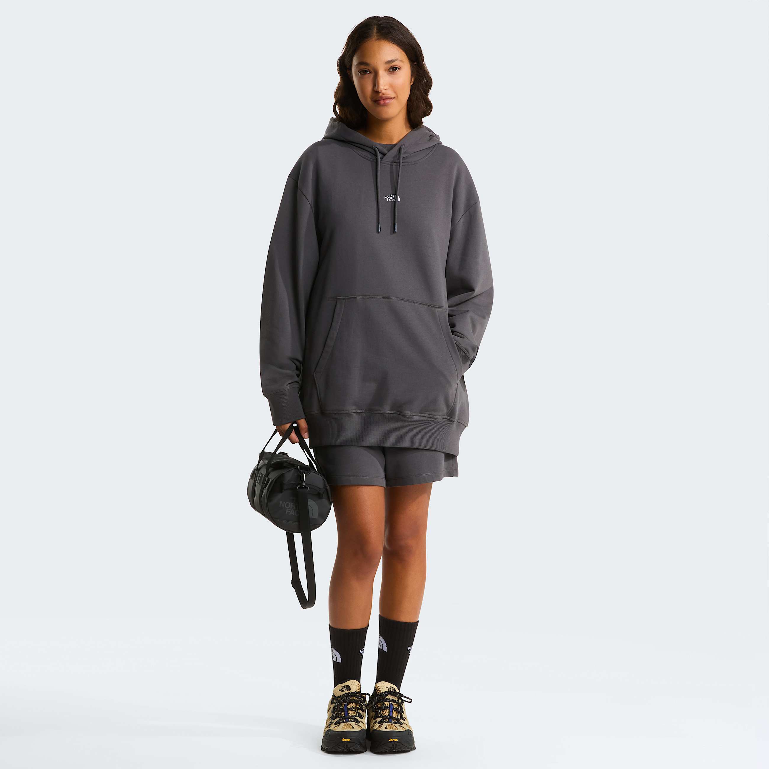 Unisex Essential Light Relaxed Hoodie TNF Anthracite Grey ALT10