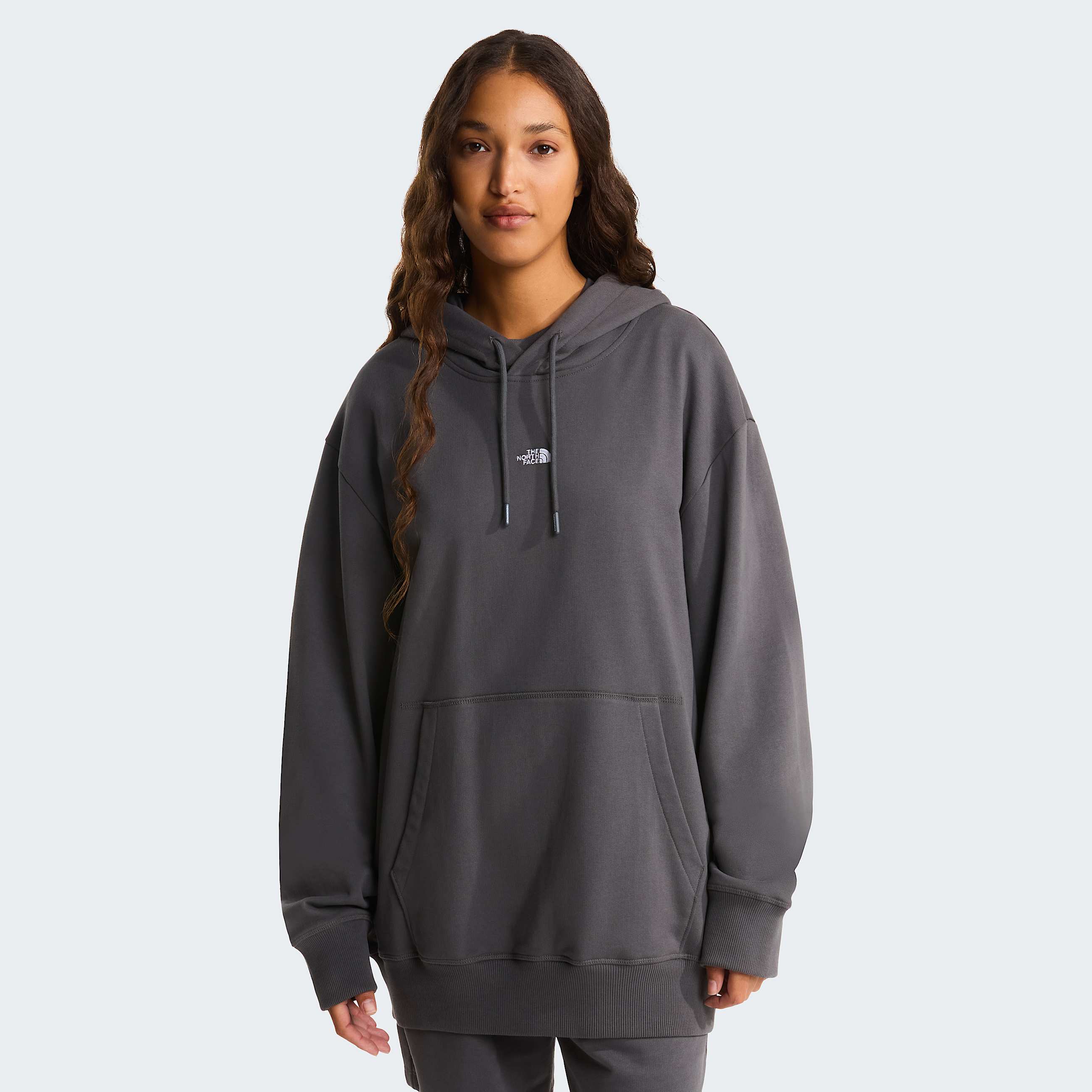 Unisex Essential Light Relaxed Hoodie TNF Anthracite Grey ALT9