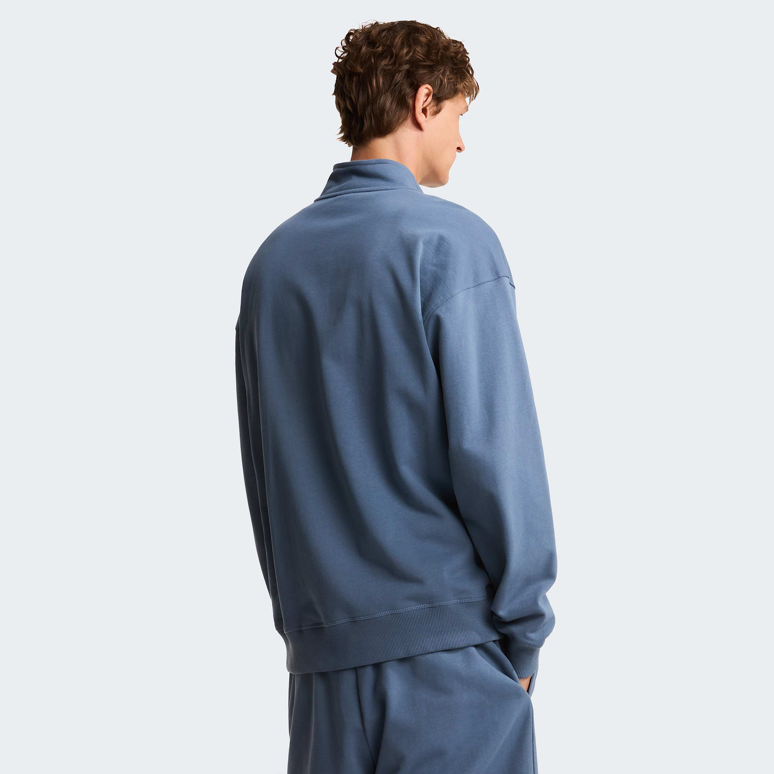 Unisex Essential Light Relaxed 14 Zip Sweatshirt TNF ALT5