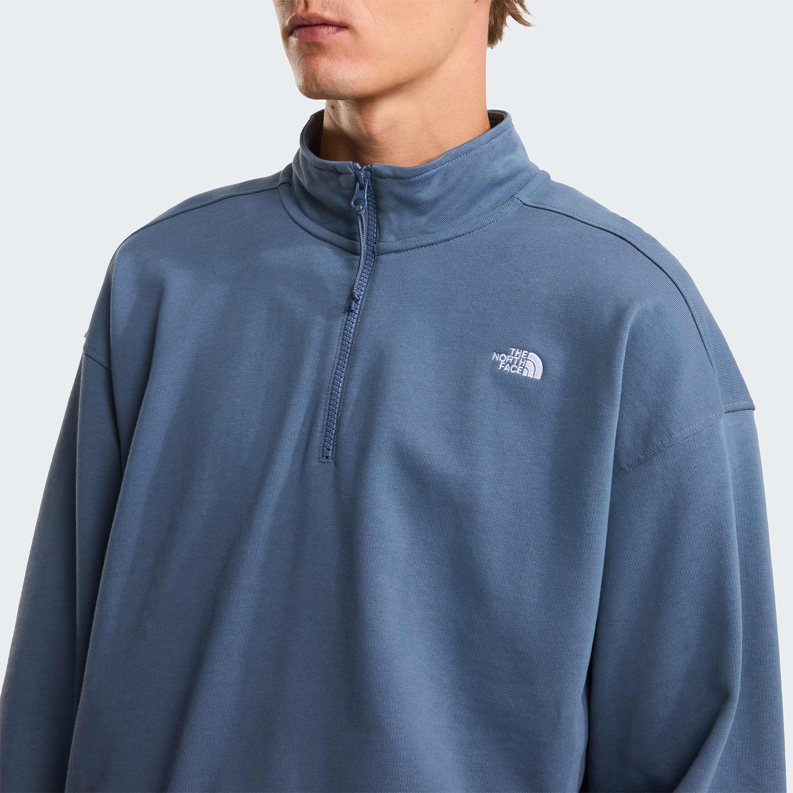 Unisex Essential Light Relaxed 14 Zip Sweatshirt TNF ALT6