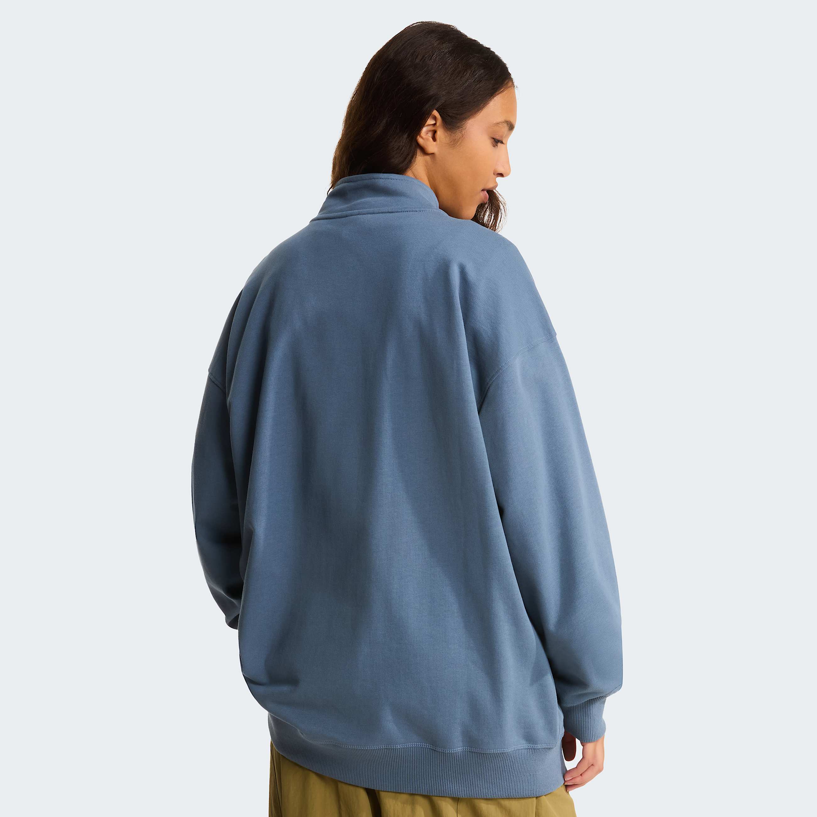 Unisex Essential Light Relaxed 14 Zip Sweatshirt TNF ALT11