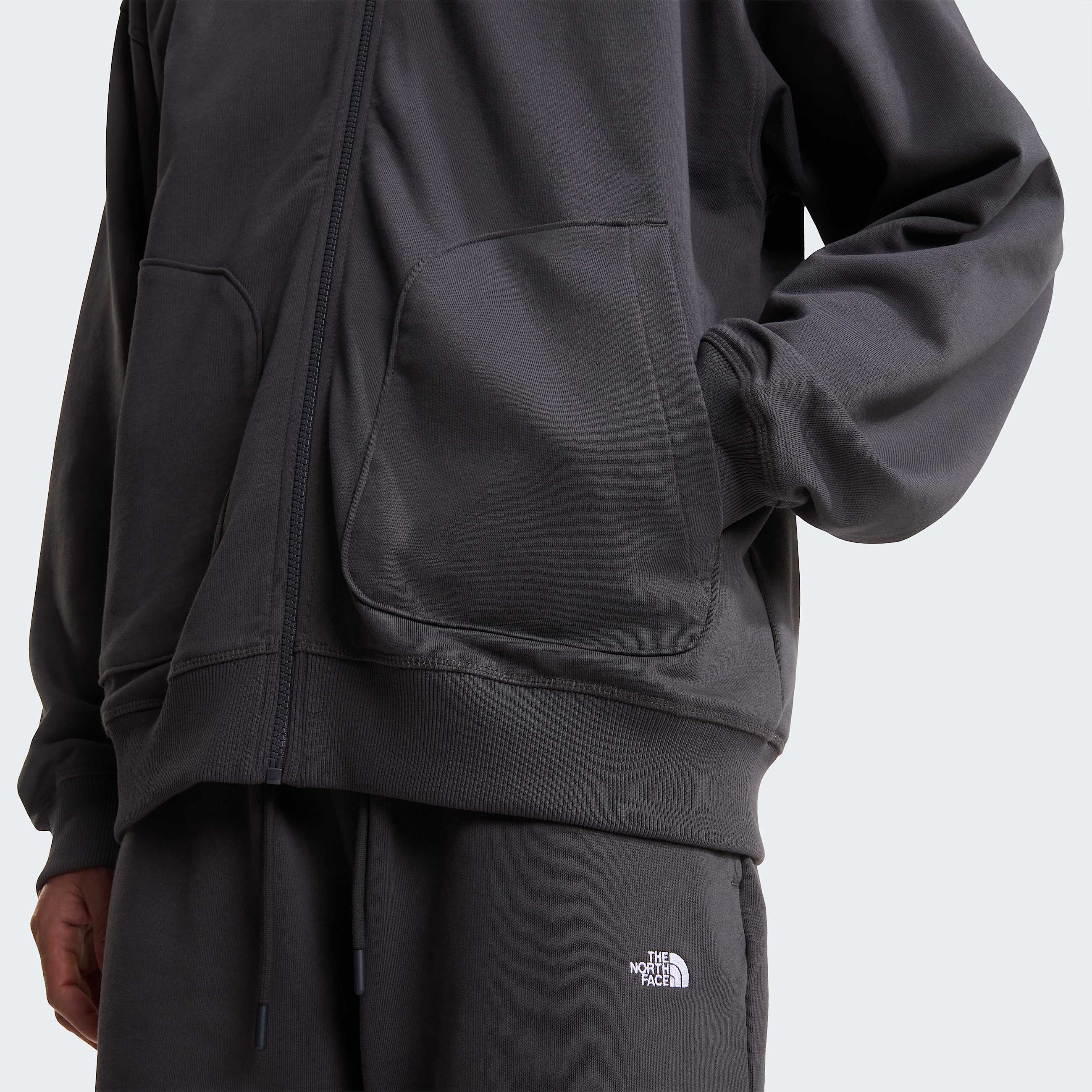 Unisex Essential Oversized Hoodie TNF Anthracite Grey ALT8