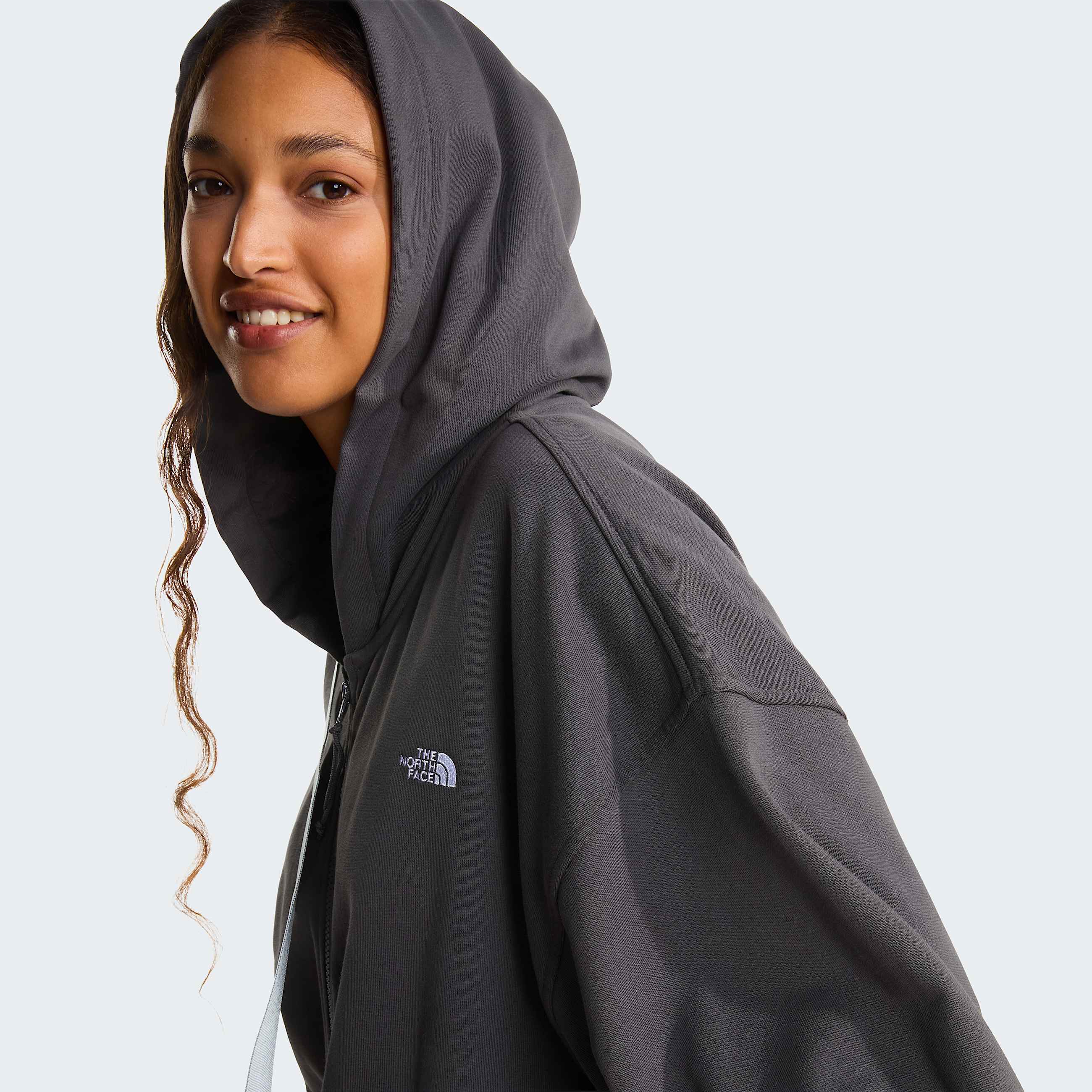 Unisex Essential Oversized Hoodie TNF Anthracite Grey ALT17