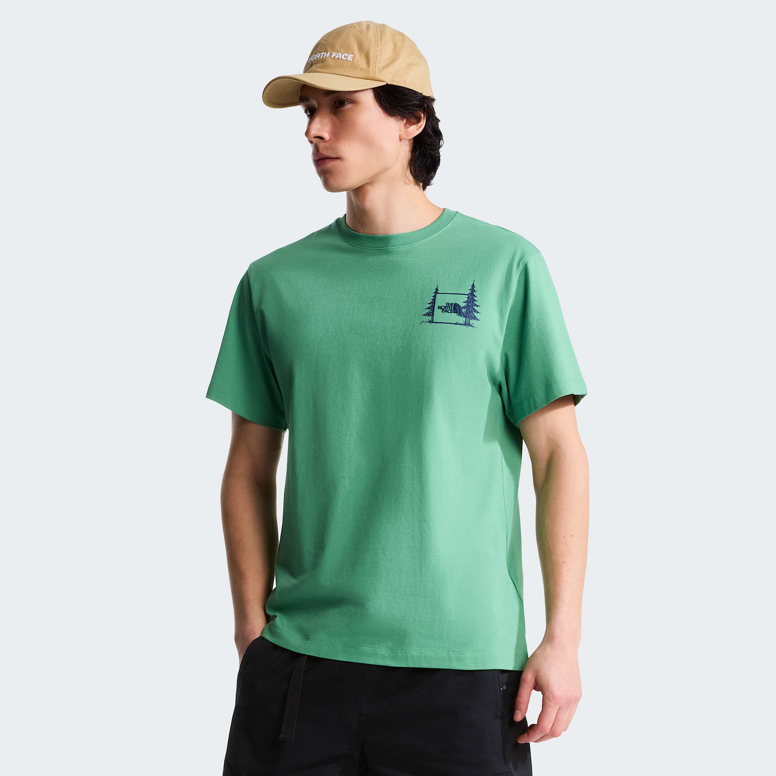 Tshirt dcontract graphique Camping unisexe TNF Dimmed Algae ALT3
