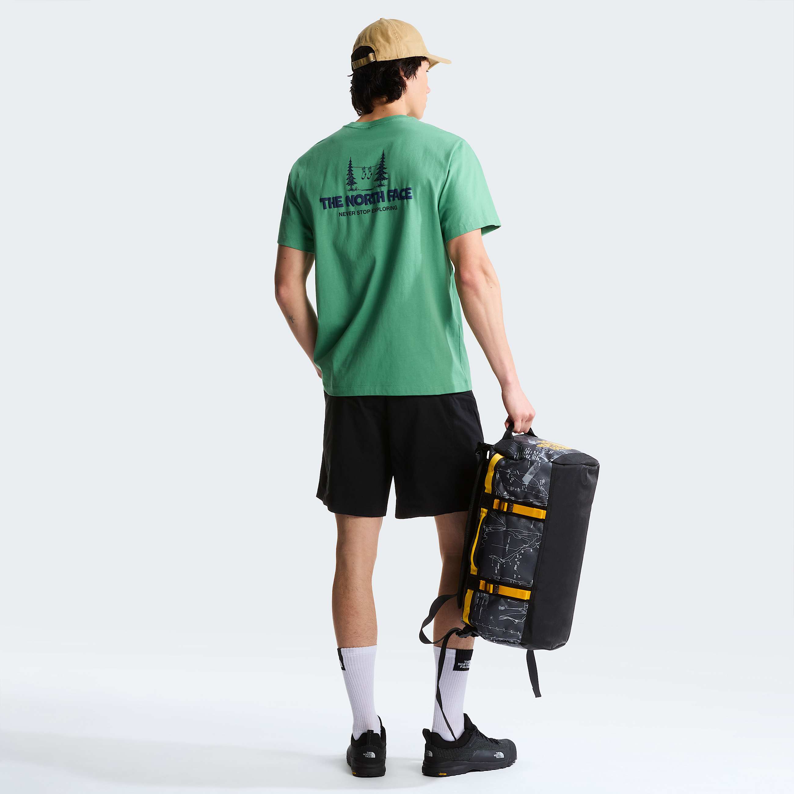 Tshirt dcontract graphique Camping unisexe TNF Dimmed Algae ALT4