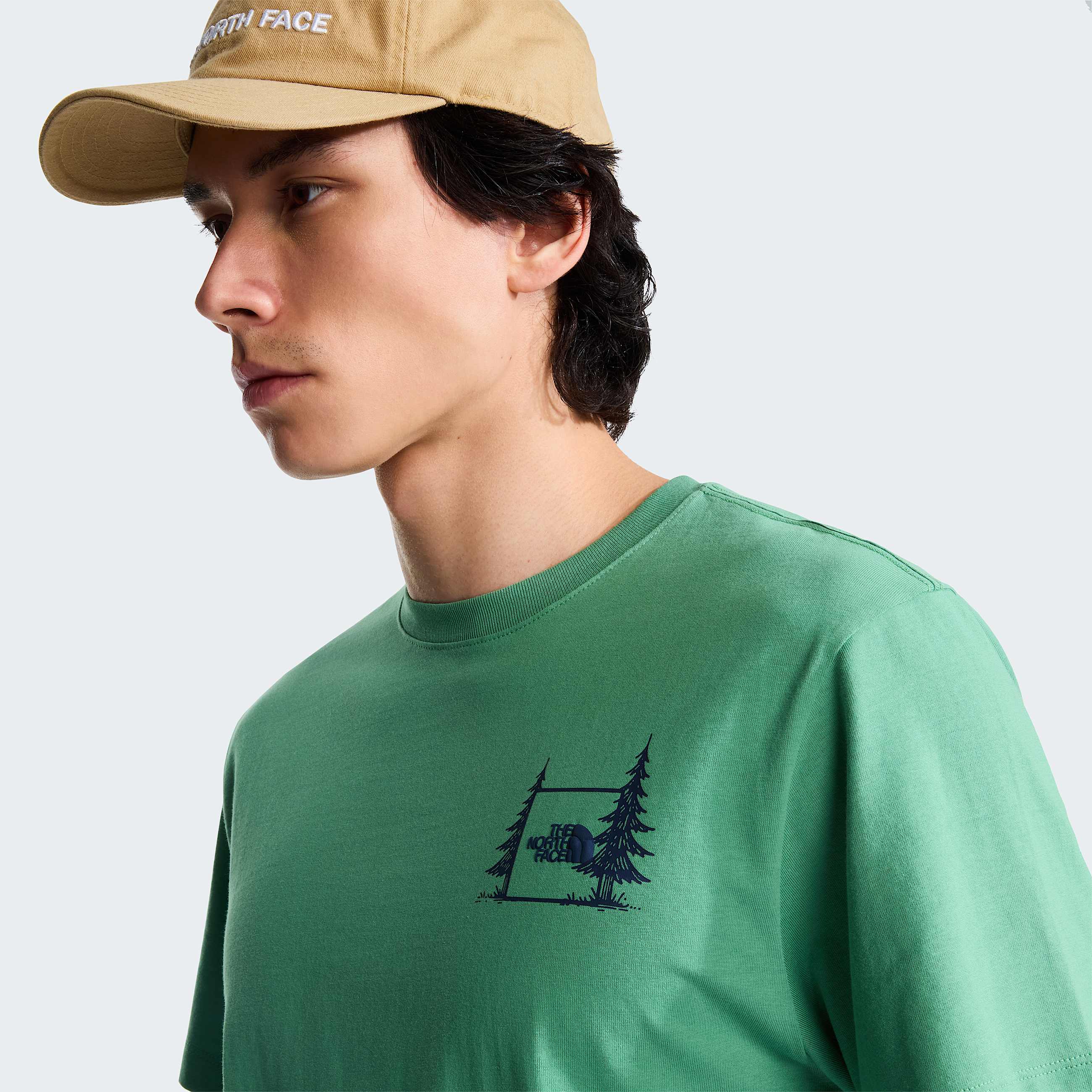 Tshirt dcontract graphique Camping unisexe TNF Dimmed Algae ALT6