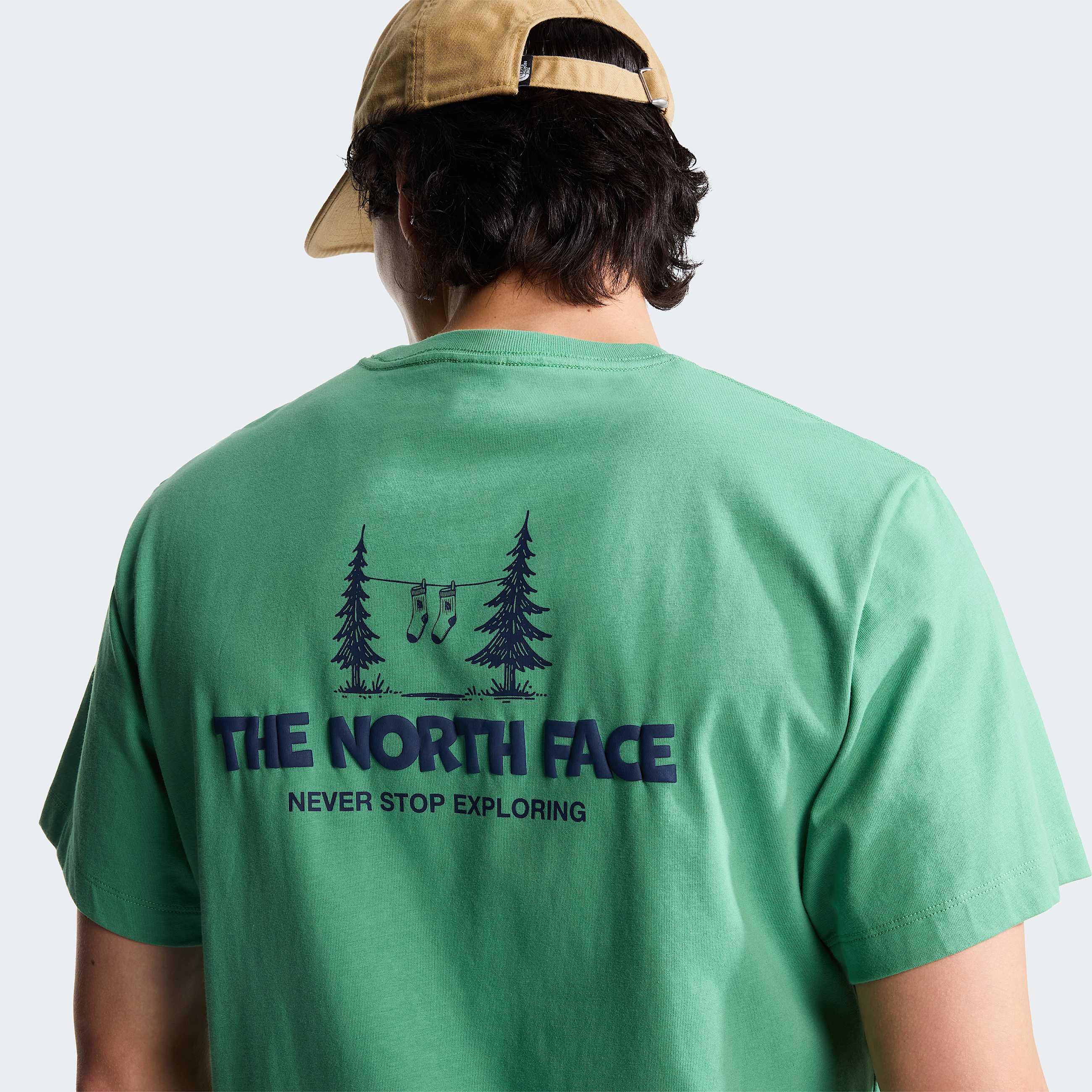 Tshirt dcontract graphique Camping unisexe TNF Dimmed Algae ALT7