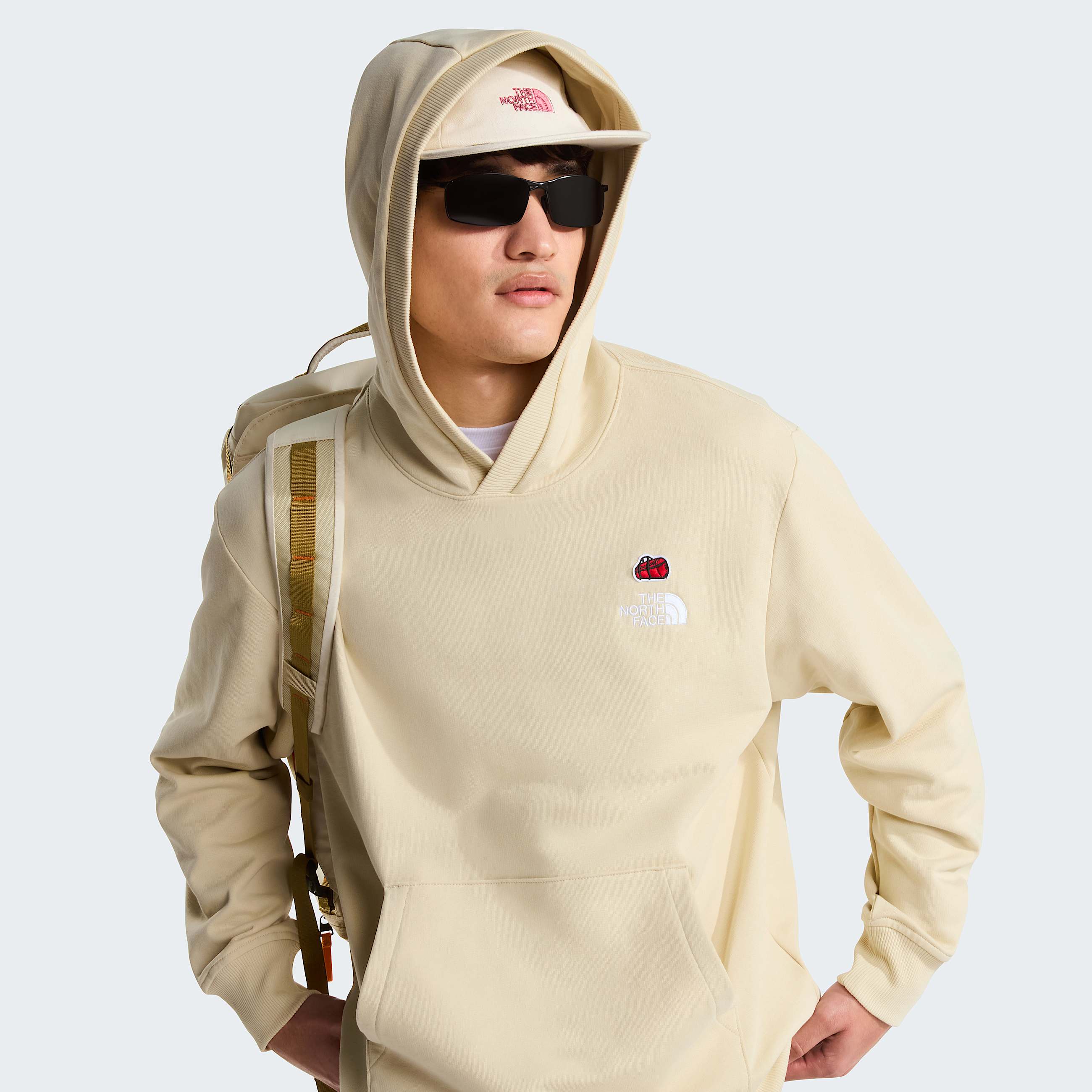 Unisex 60th Anniversary Patch Relaxed Hoodie TNF ALT8