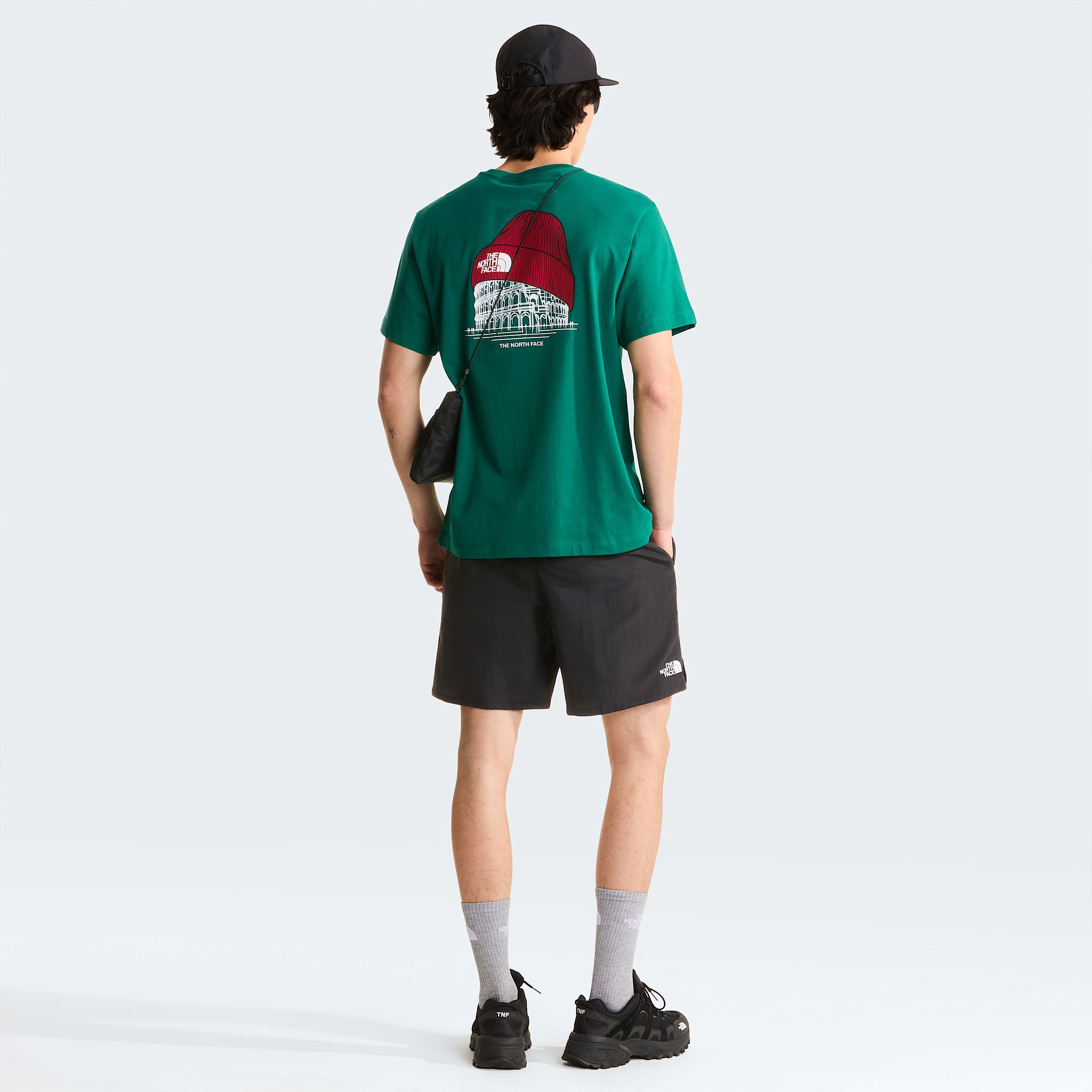 Unisex Country Italy Relaxed TShirt TNF EvergreenTNF Red ALT4