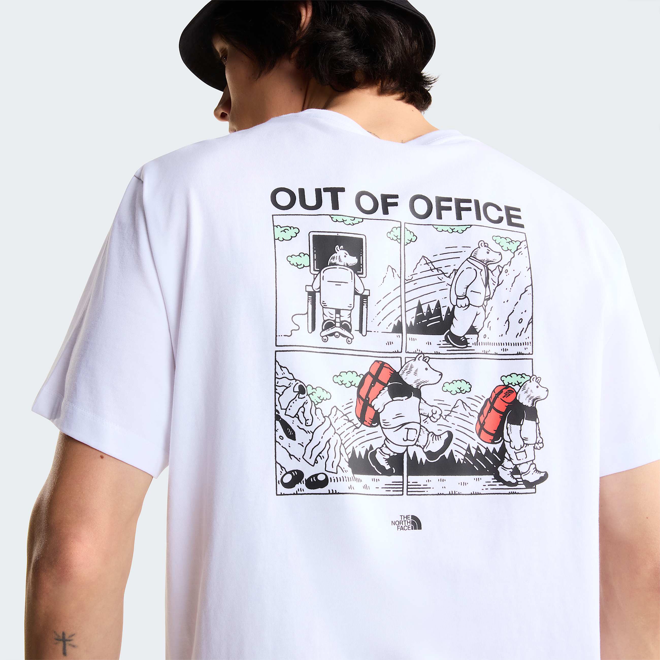 Unisex Outdoor Bear Relaxed TShirt TNF ALT7