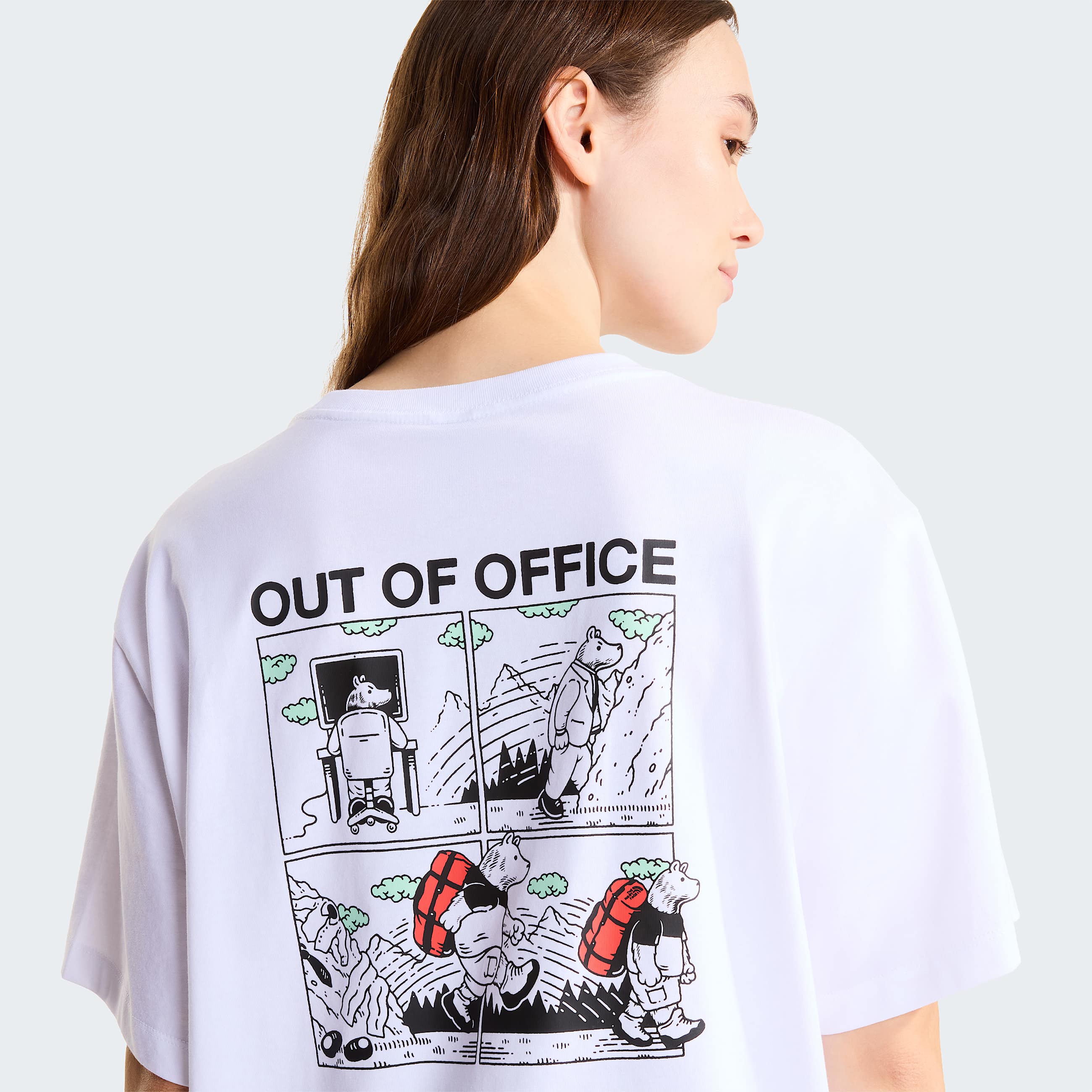 Unisex Outdoor Bear Relaxed TShirt TNF ALT14