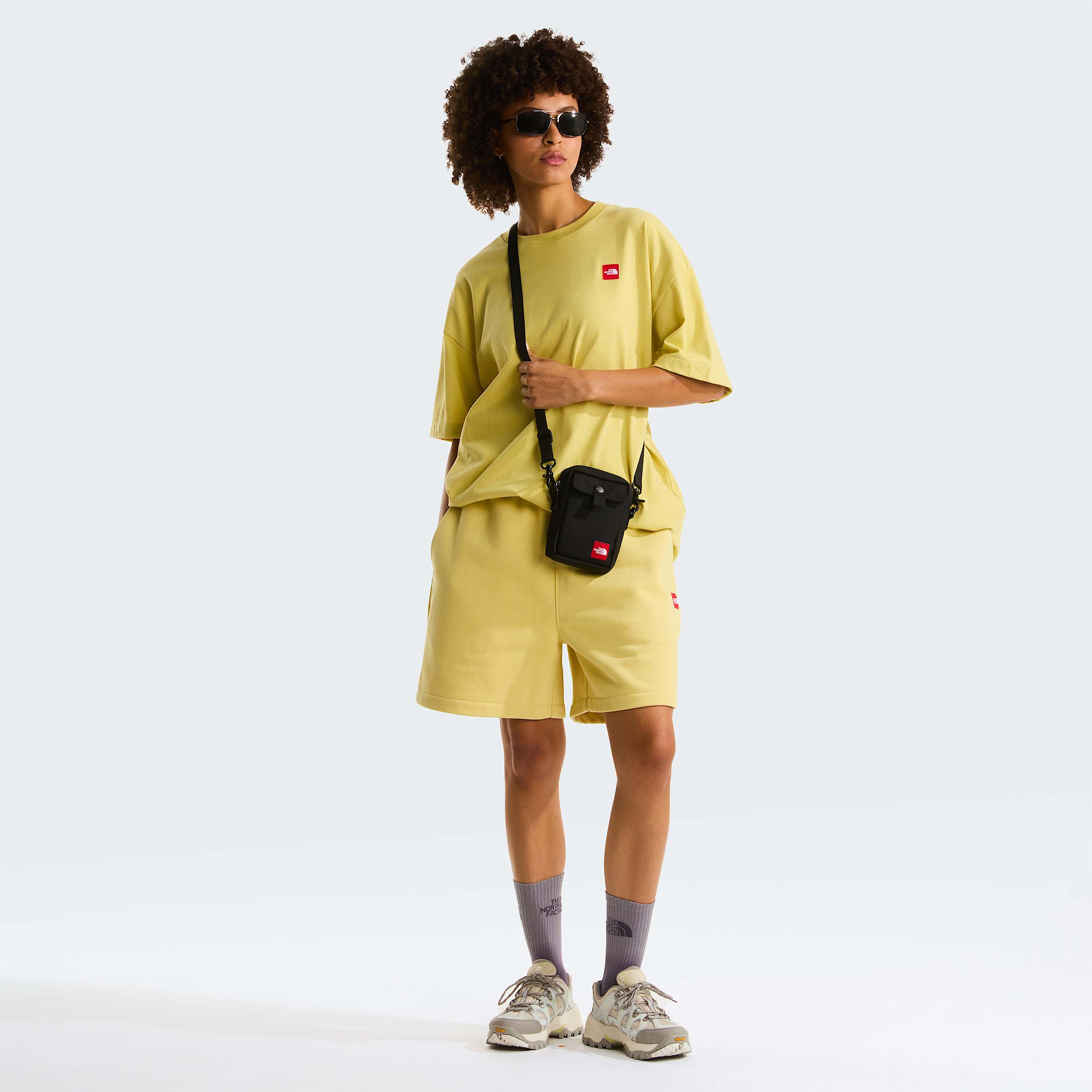 Red Box TShirt Unisex TNF Honeyed Sand ALT2