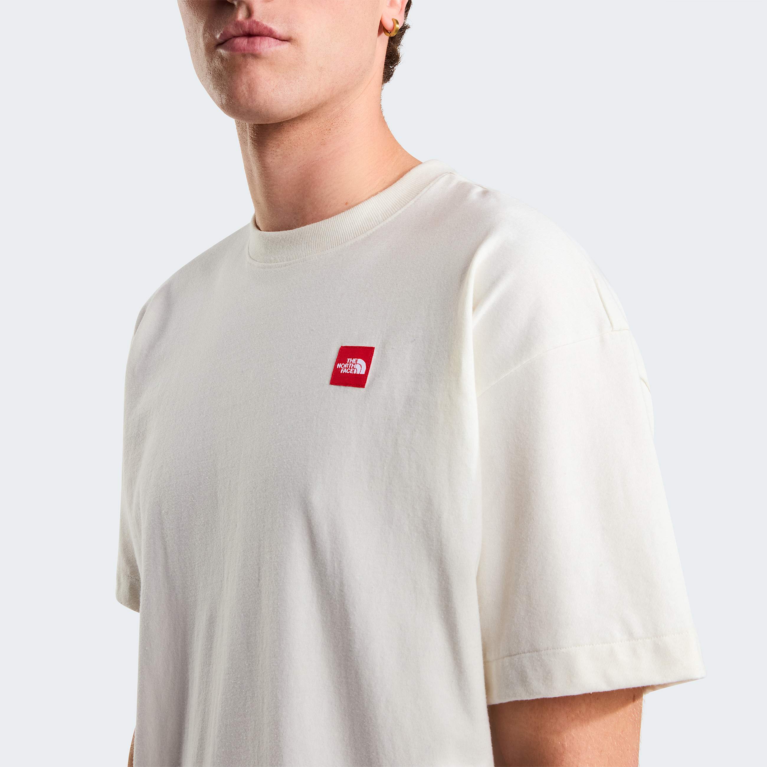 Tshirt de malha Red Box unissexo TNF White Dune ALT12