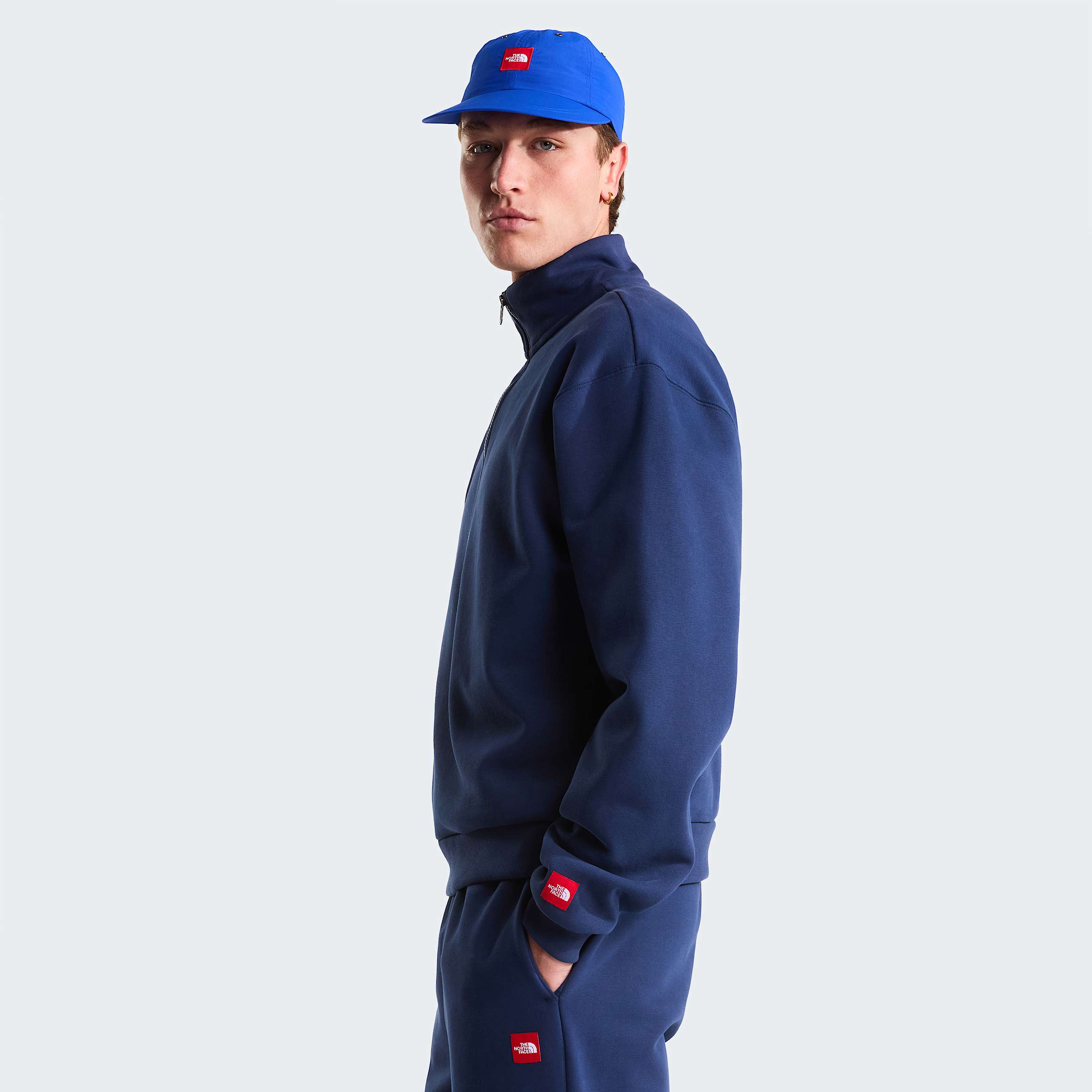 Unisex TNF Red Box 12 Zip Fleece TNF ALT10