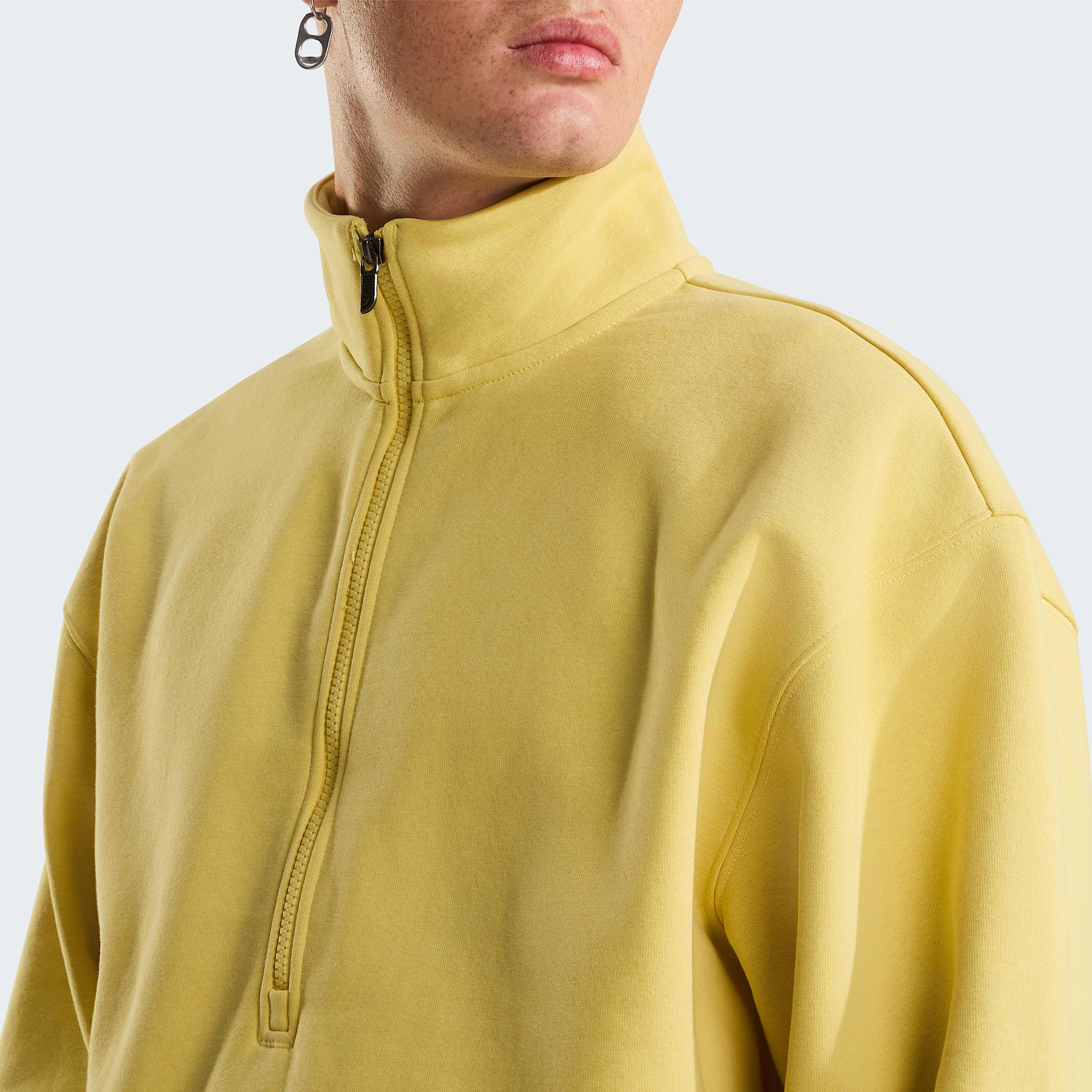 Unisex TNF Red Box 12 Zip Sweatshirt TNF Honeyed Sand ALT12