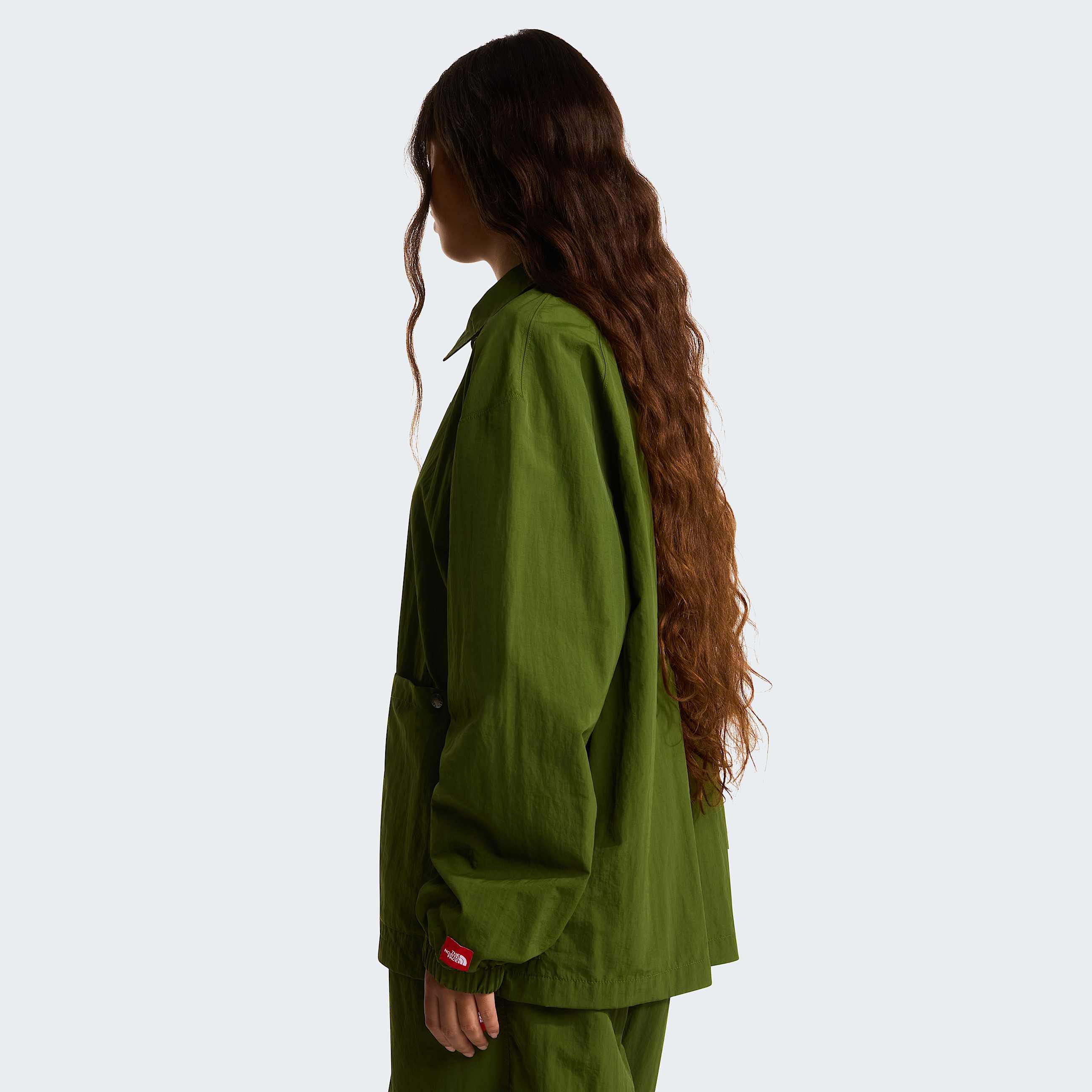 Unisex Red Box Nylon LongSleeve Shirt TNF ALT4