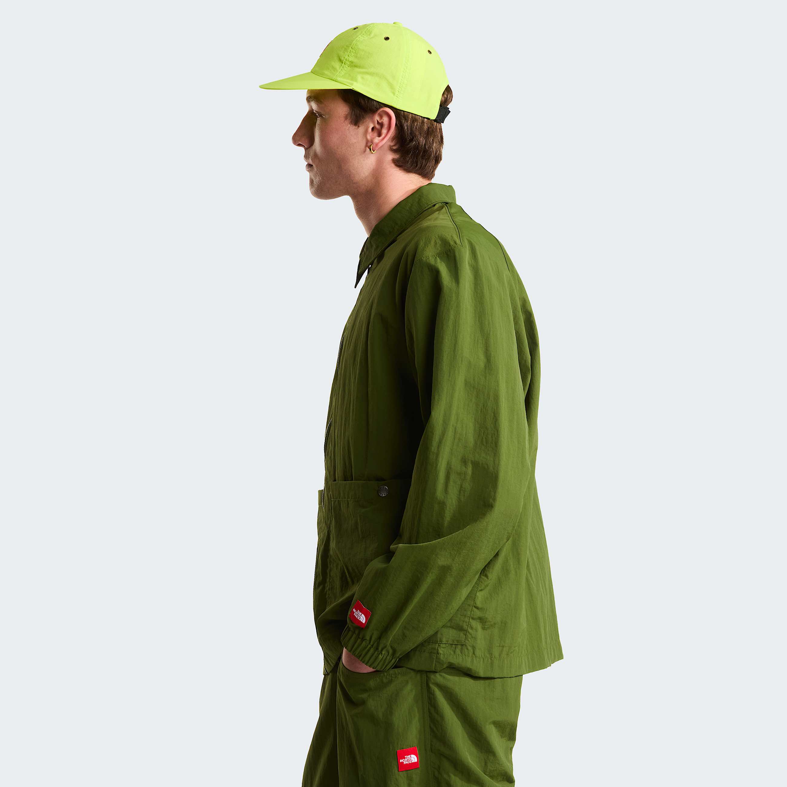 Unisex Red Box Nylon LongSleeve Shirt TNF ALT11