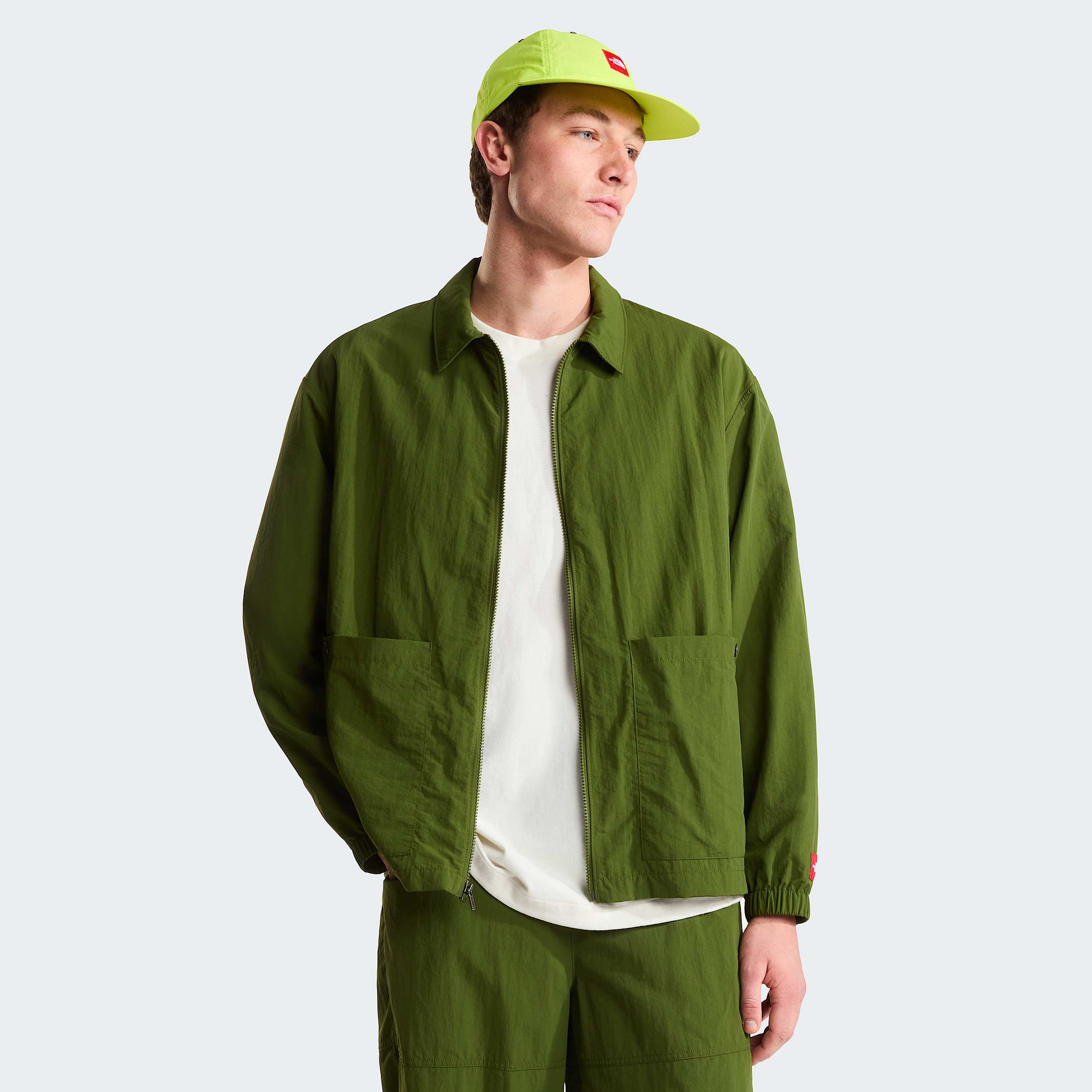 Unisex Red Box Nylon LongSleeve Shirt TNF ALT13