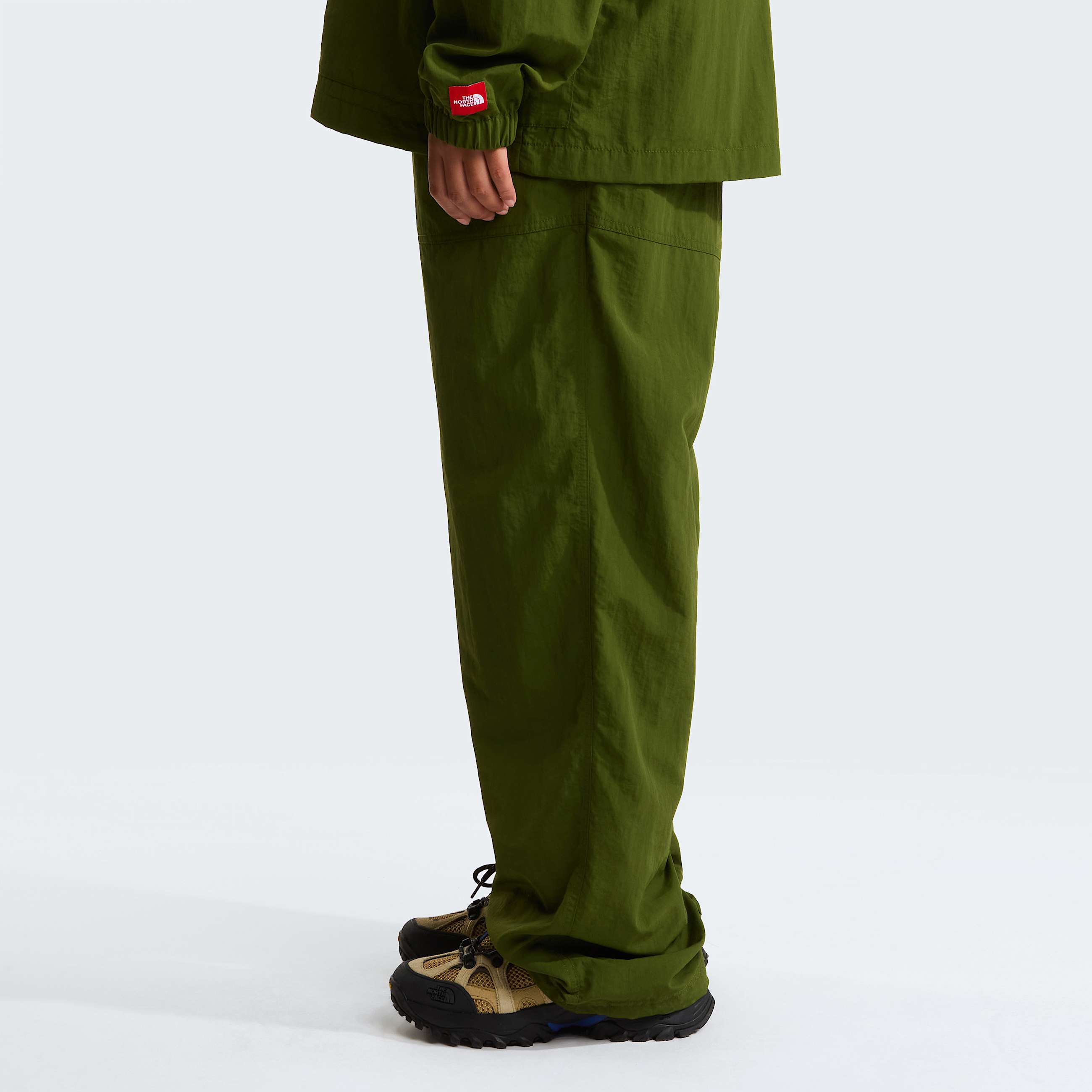 Unisex Red Box Nylon Belted Trousers TNF ALT3