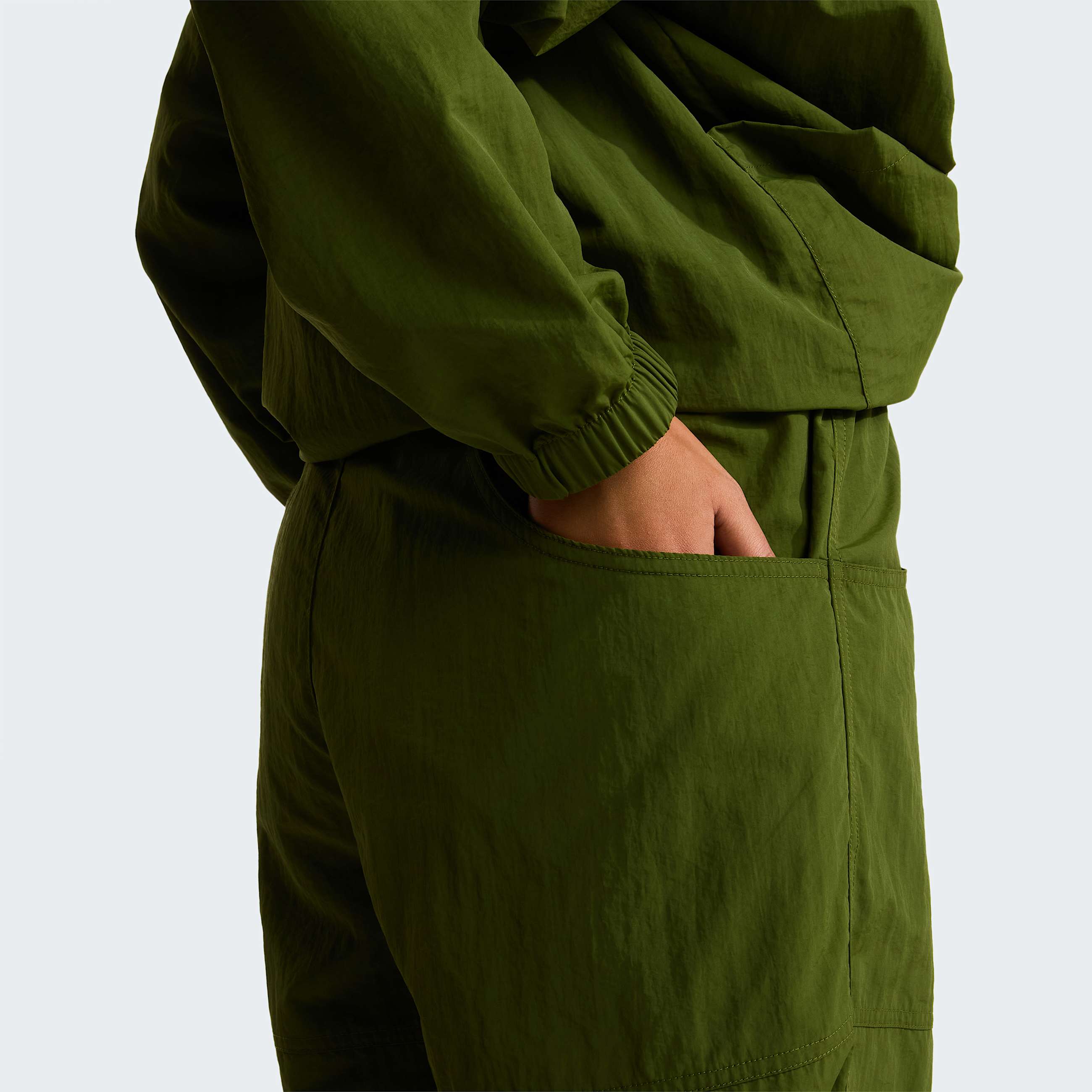Unisex Red Box Nylon Belted Trousers TNF ALT7