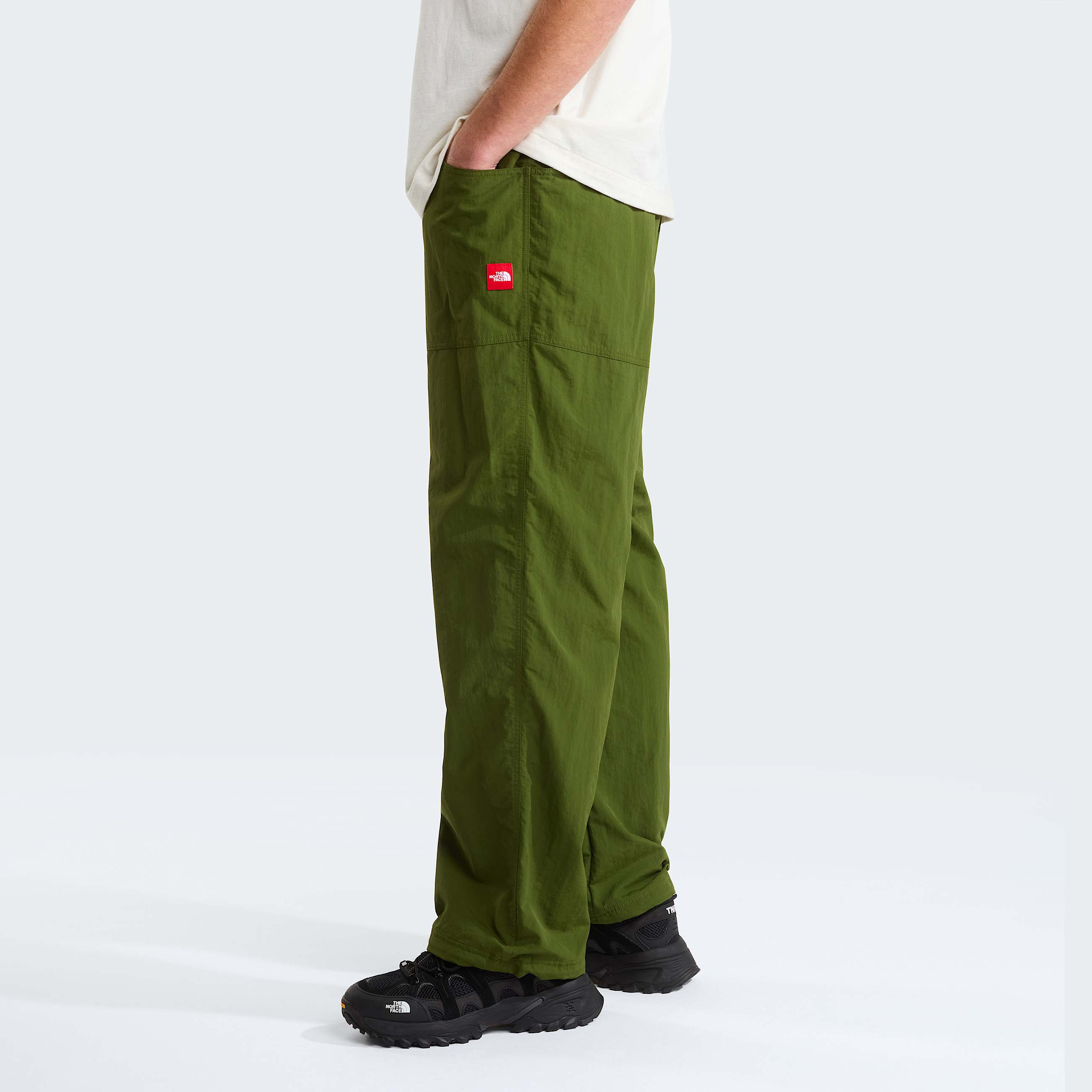 Unisex Red Box Nylon Belted Trousers TNF ALT11