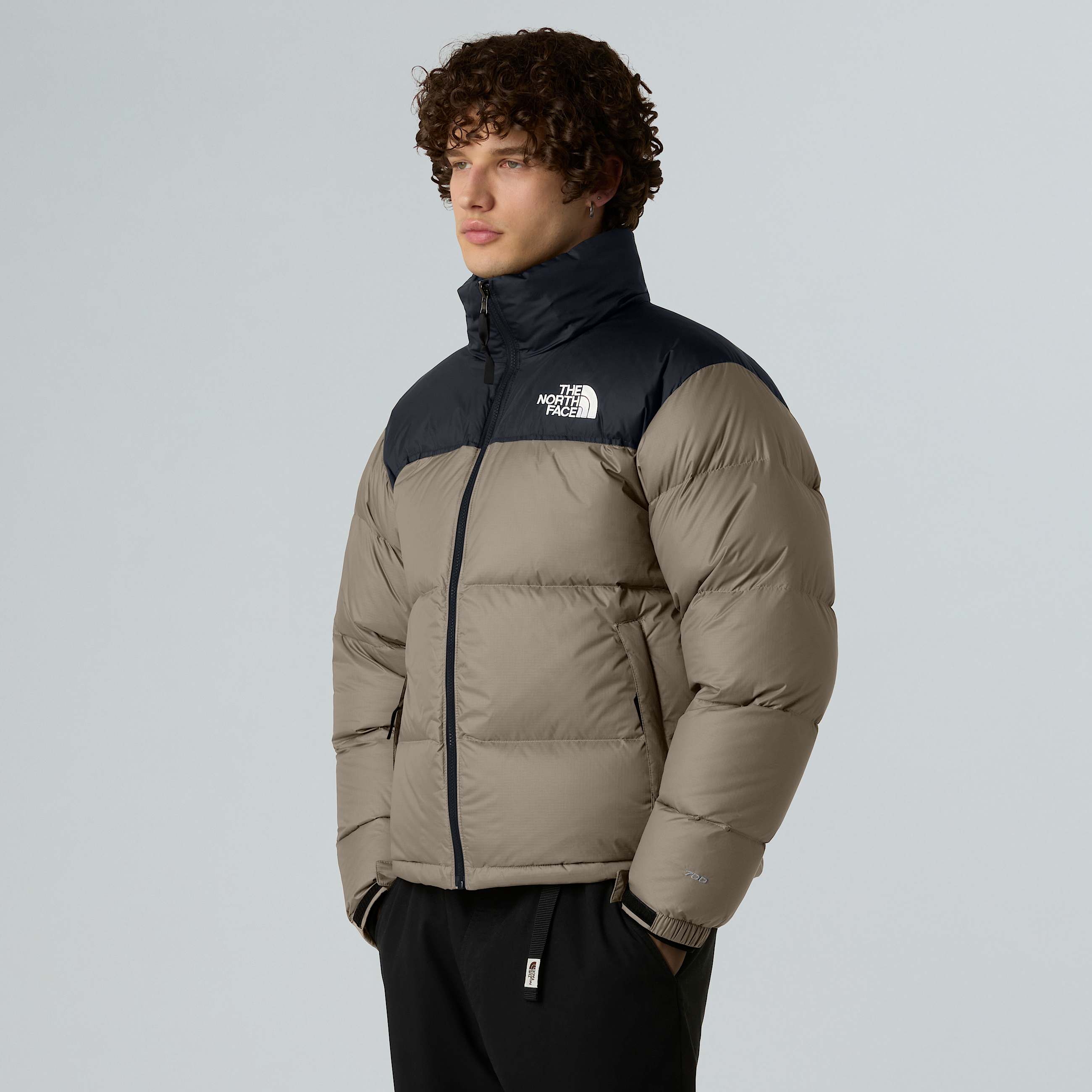 Mska kurtka 1996 Retro Nuptse TNF Mocha BrownTNF Black ALT4