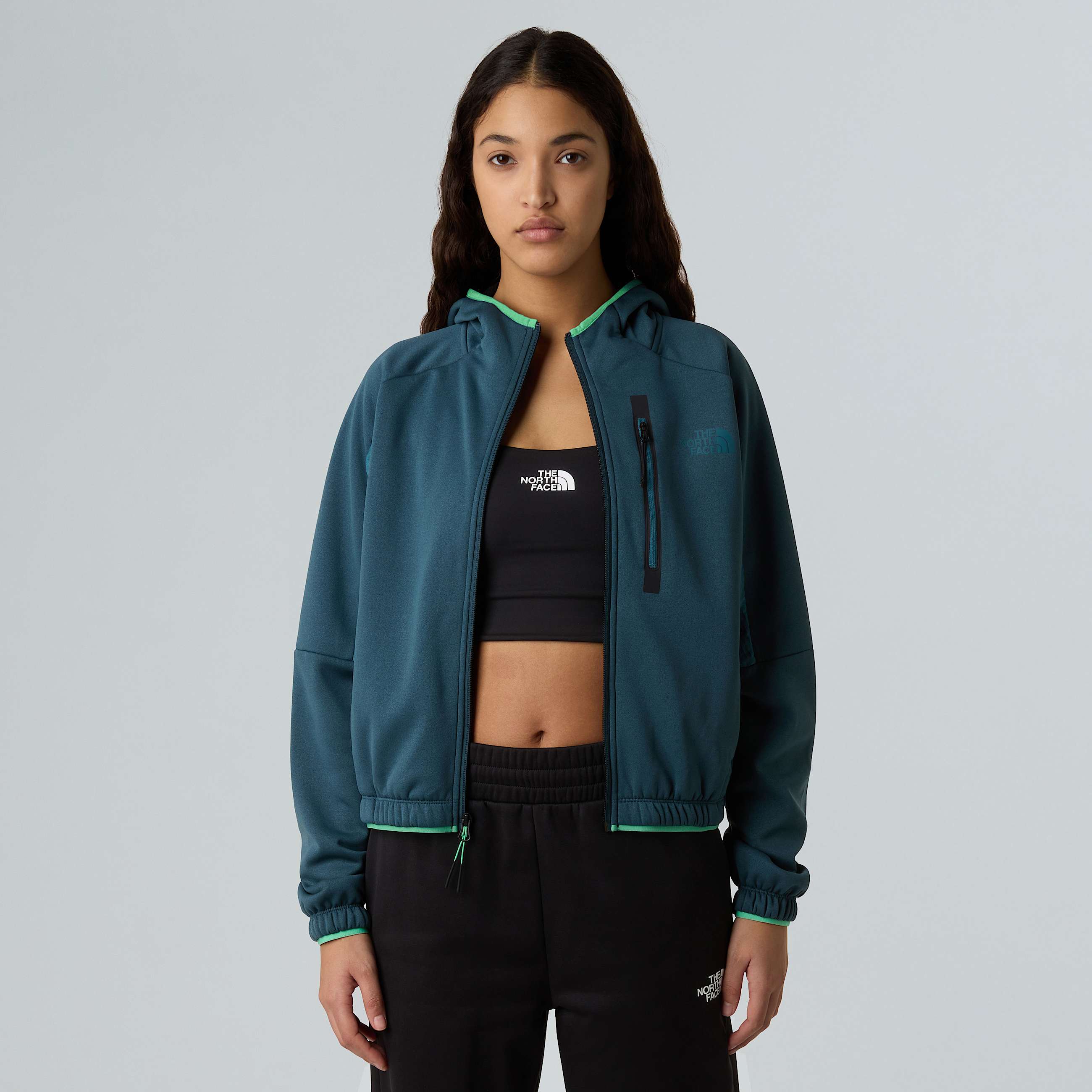 Mountain Athleticsfleece met capuchon en volledige rits voor dames TNF ALT3